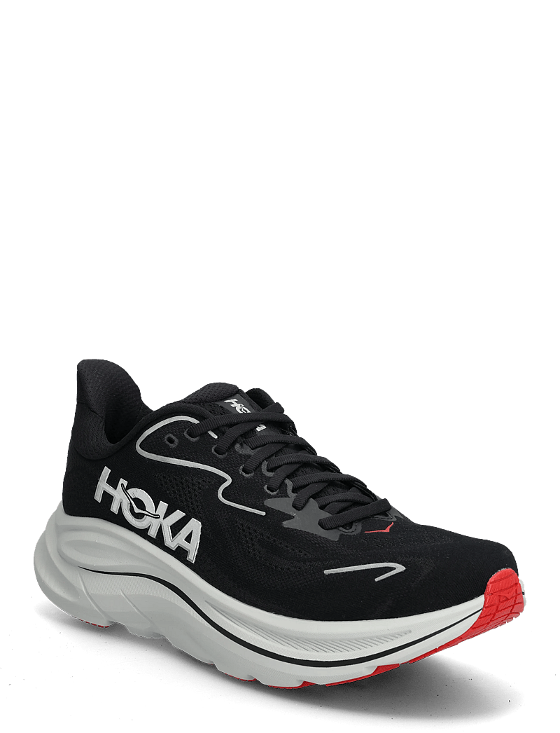 HOKA - M CLIFTON 10 - løbesko - black / silver - 0