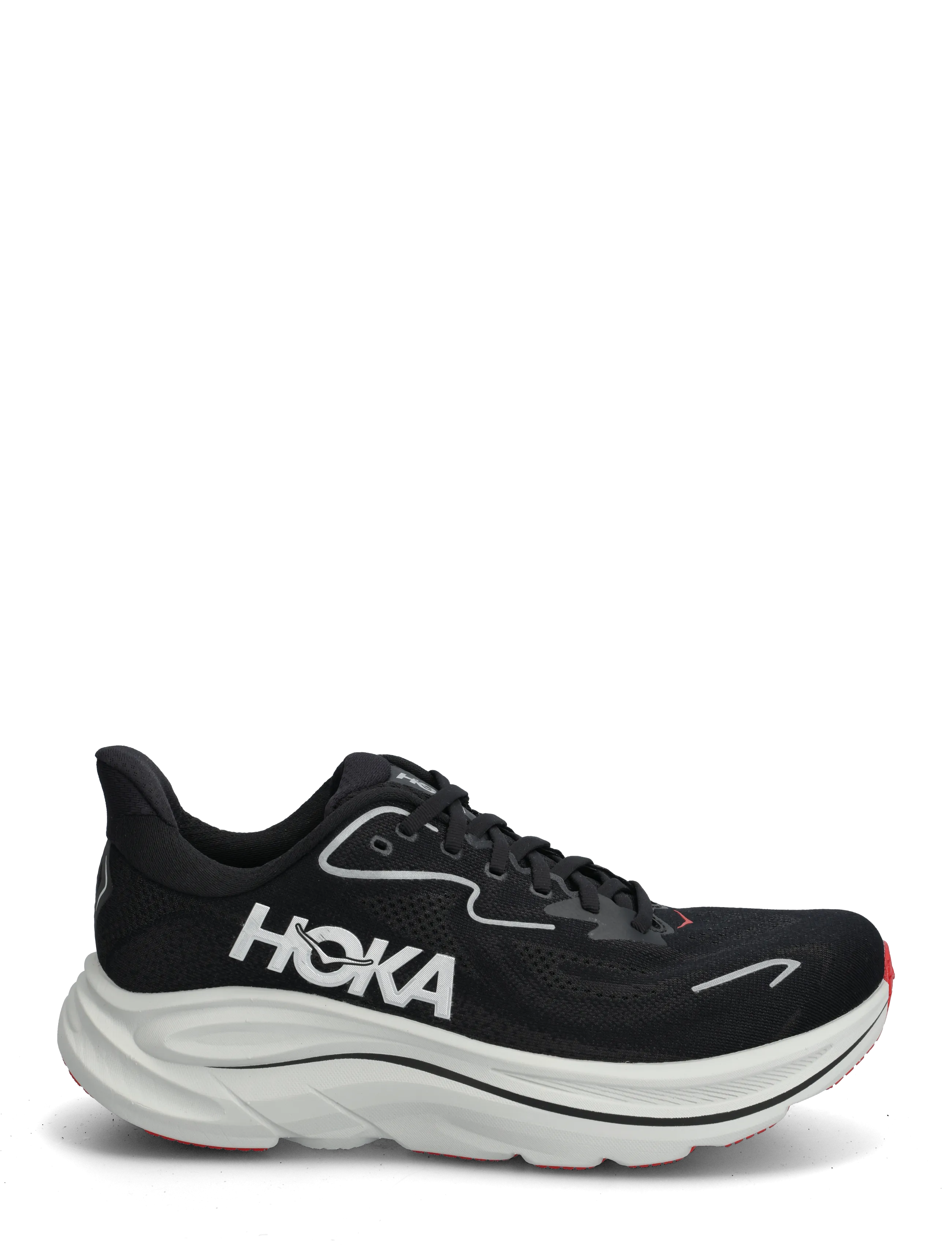 HOKA - M CLIFTON 10 - löparskor - black / silver - 1