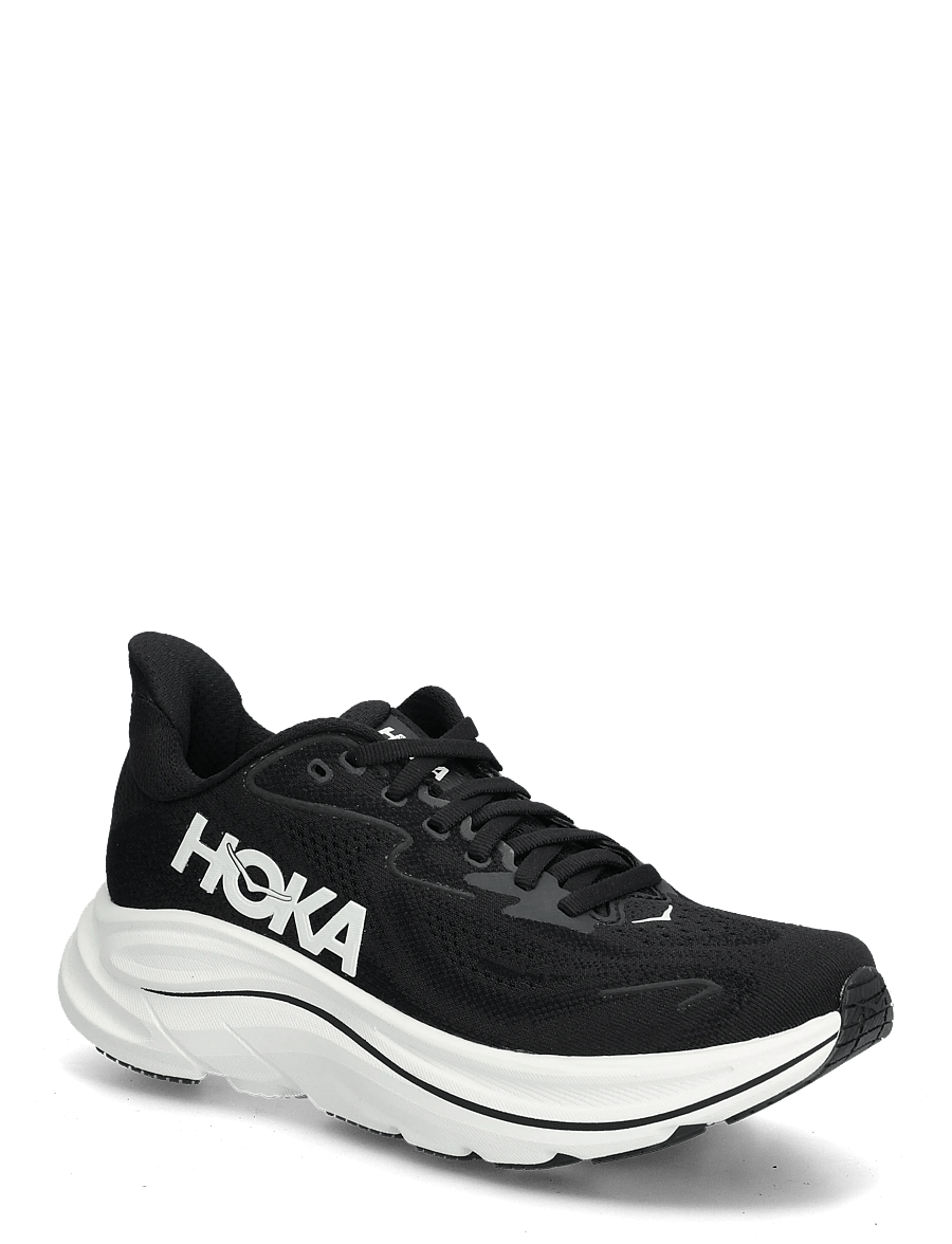 HOKA - W CLIFTON 10 - laufschuhe - black / white - 0