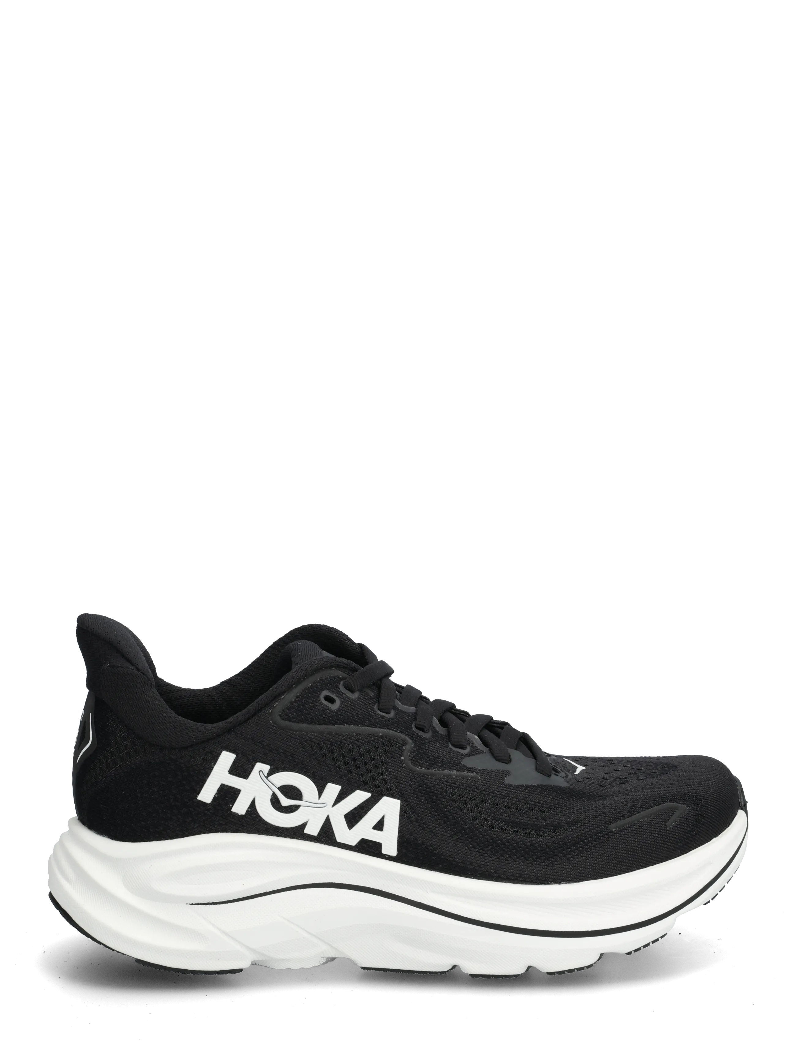 HOKA - W CLIFTON 10 - jooksujalatsid - black / white - 1