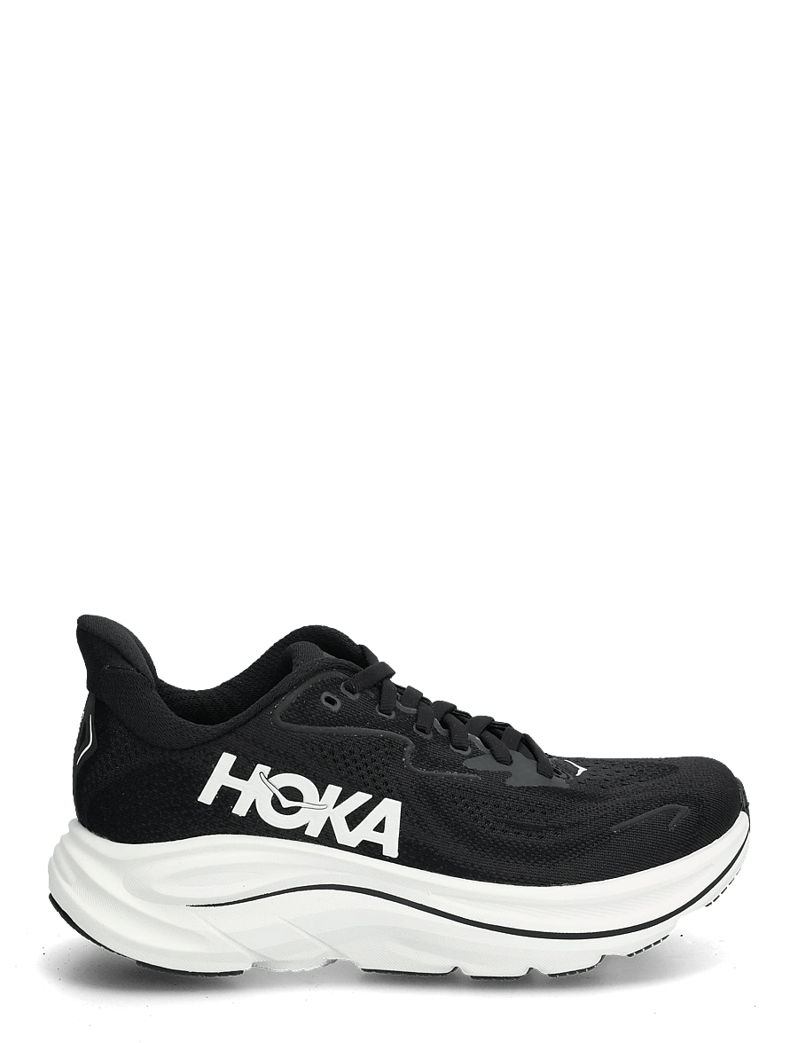 HOKA - W CLIFTON 10 - laufschuhe - black / white - 1