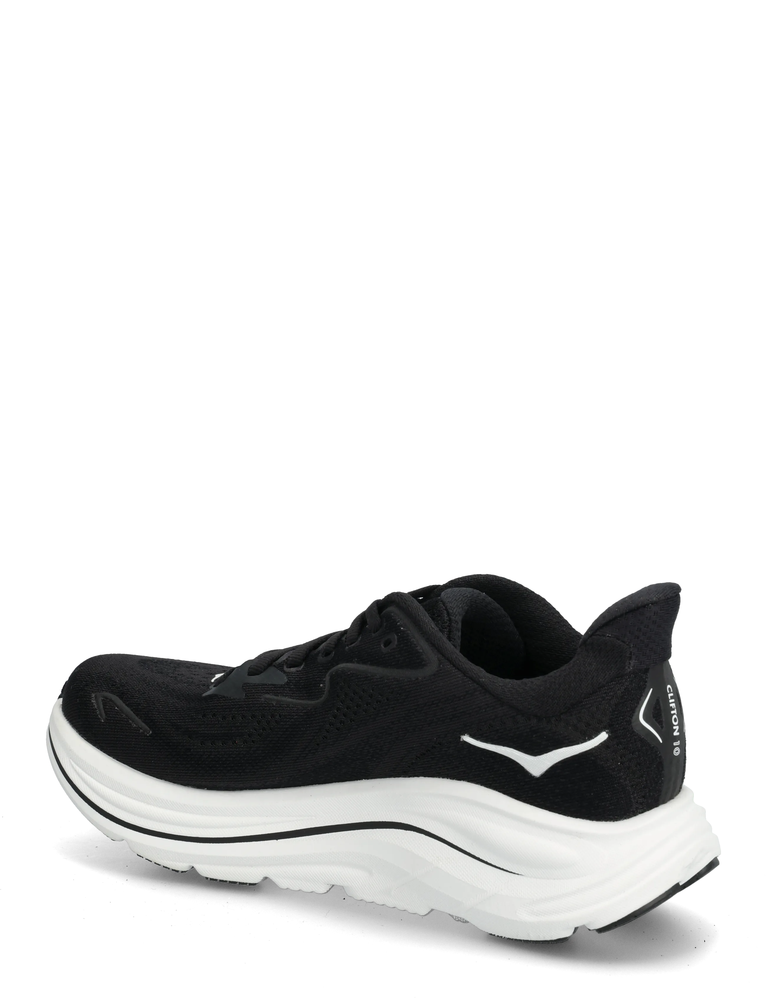HOKA - W CLIFTON 10 - løbesko - black / white - 2