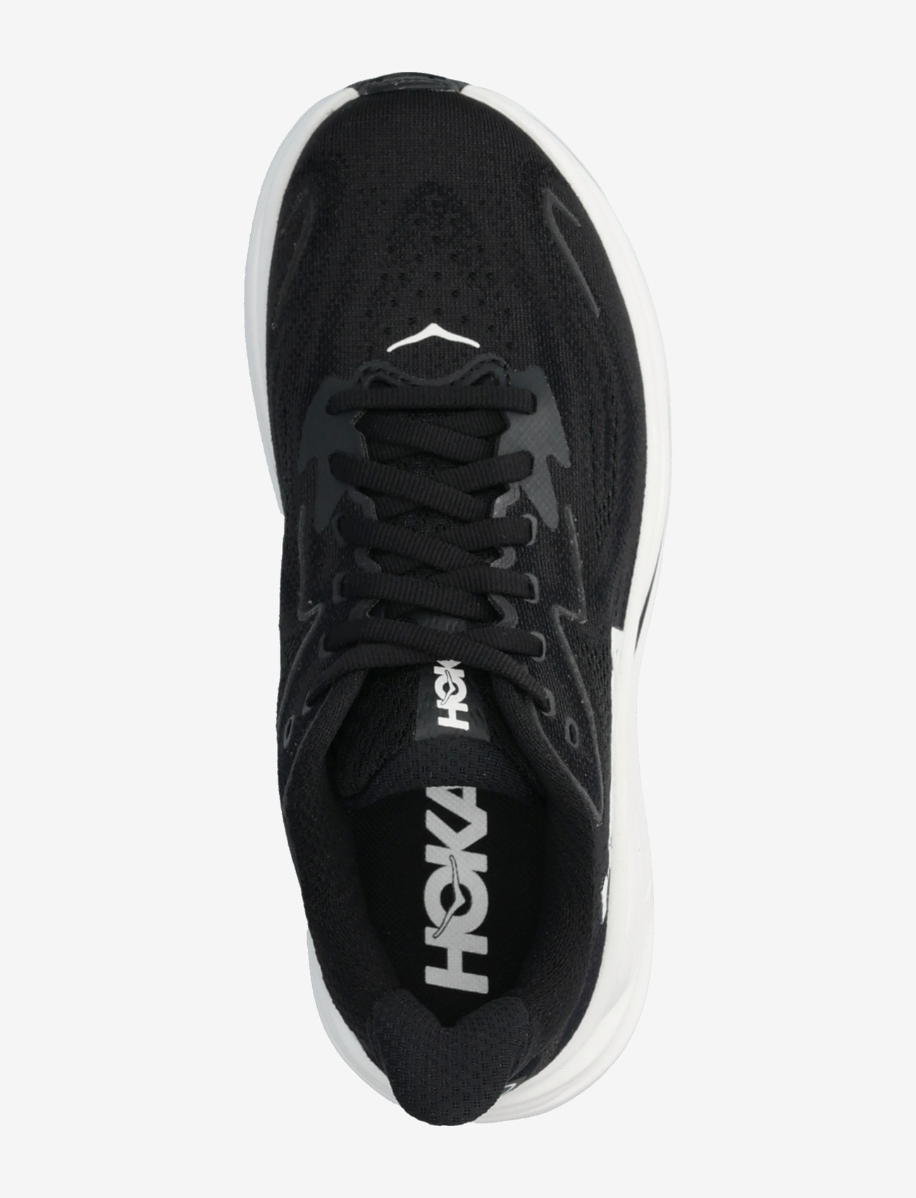 HOKA - W CLIFTON 10 - buty do biegania - black / white - 3