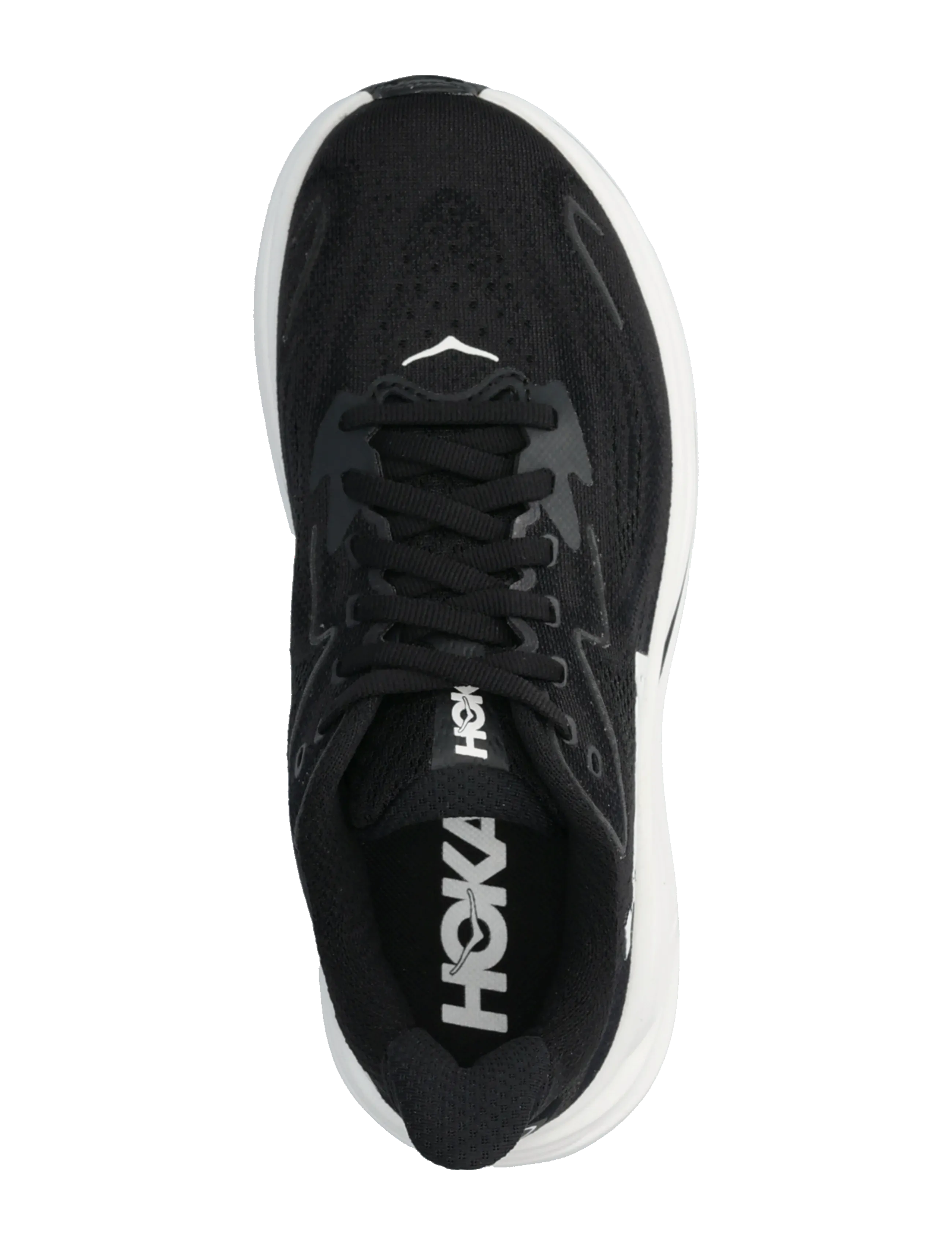 HOKA - W CLIFTON 10 - jooksujalatsid - black / white - 3