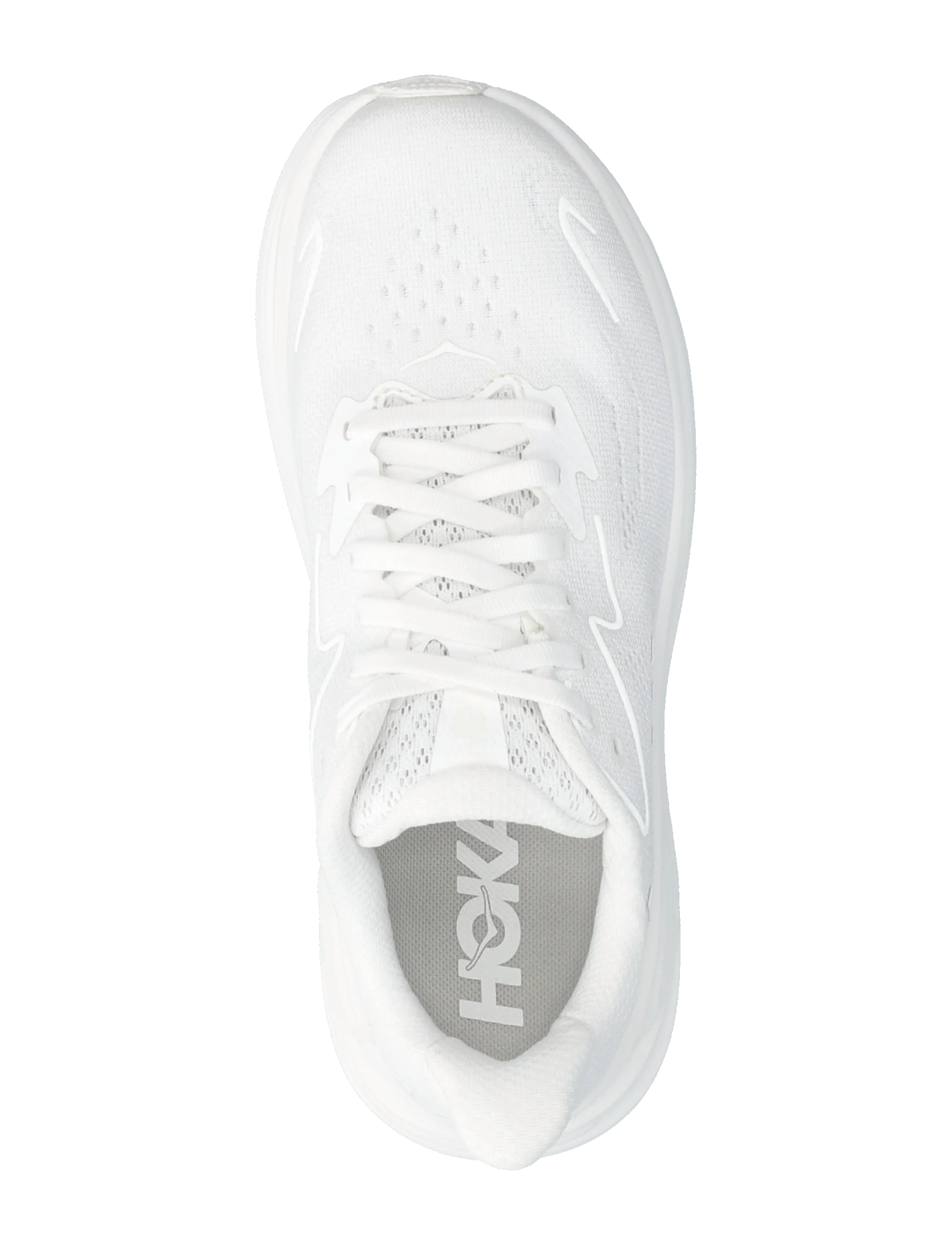 HOKA - W CLIFTON 10 - laufschuhe - wwh-white / white - 3