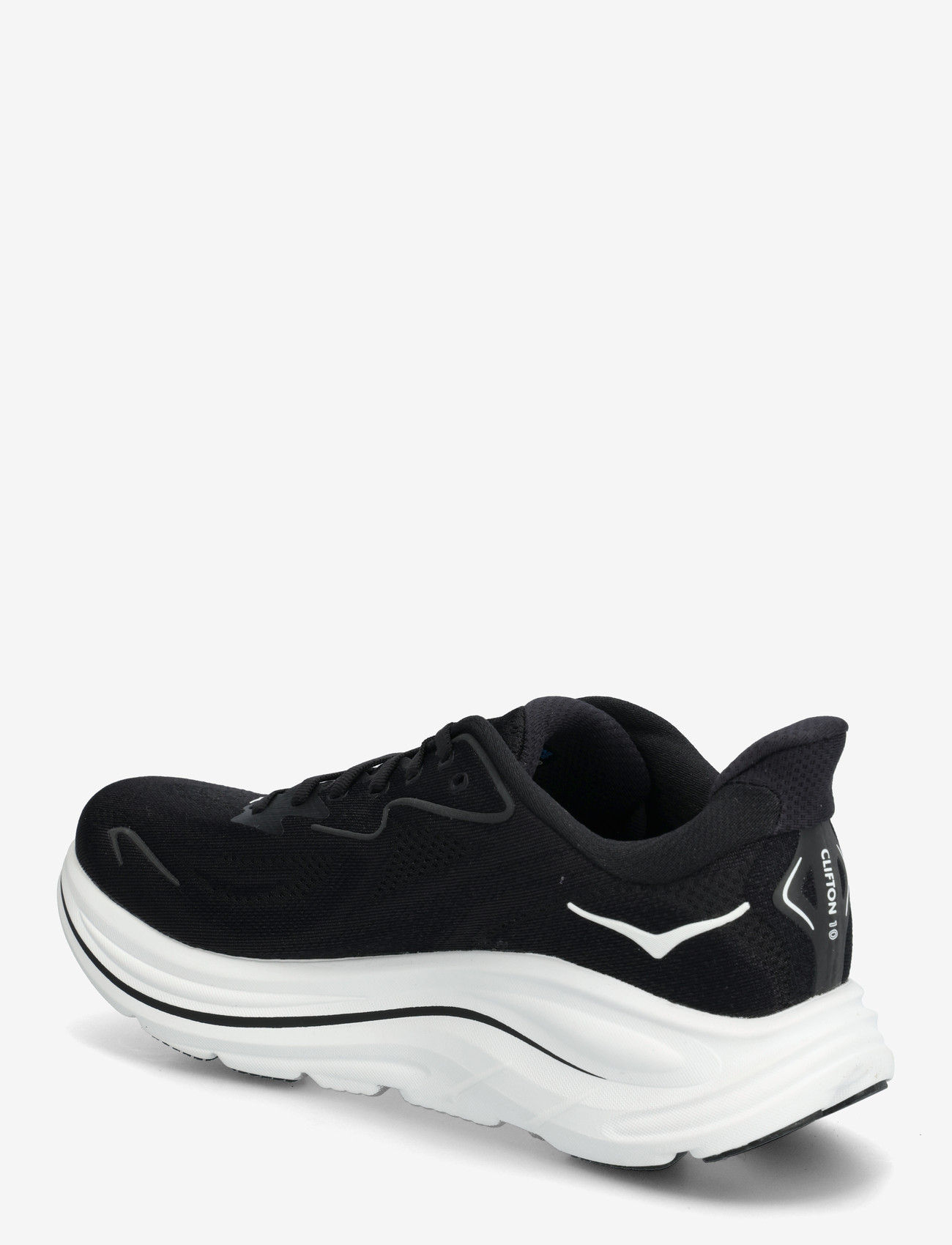 HOKA - M CLIFTON 10 WIDE - jooksujalatsid - black / white - 2