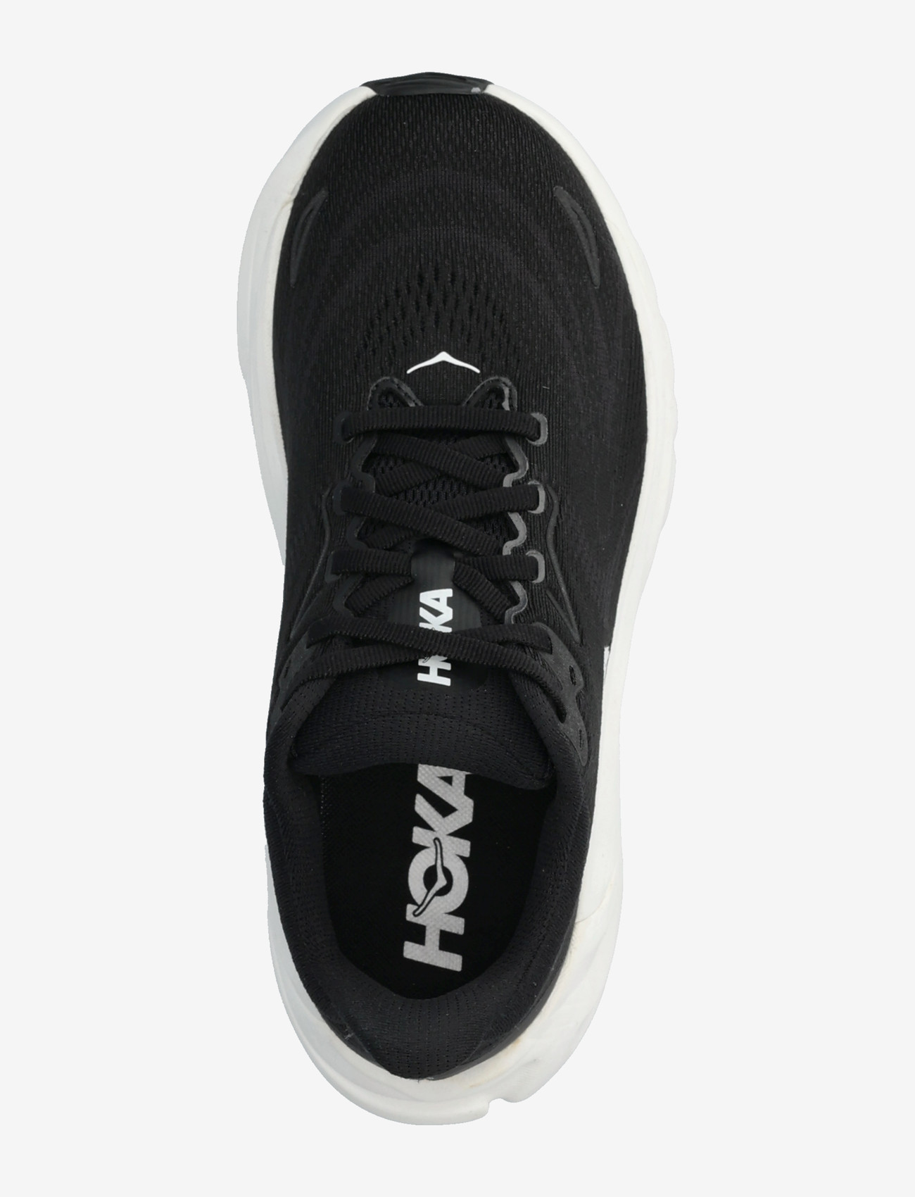 HOKA - W ARAHI 8 WIDE - løbesko - black / white - 3
