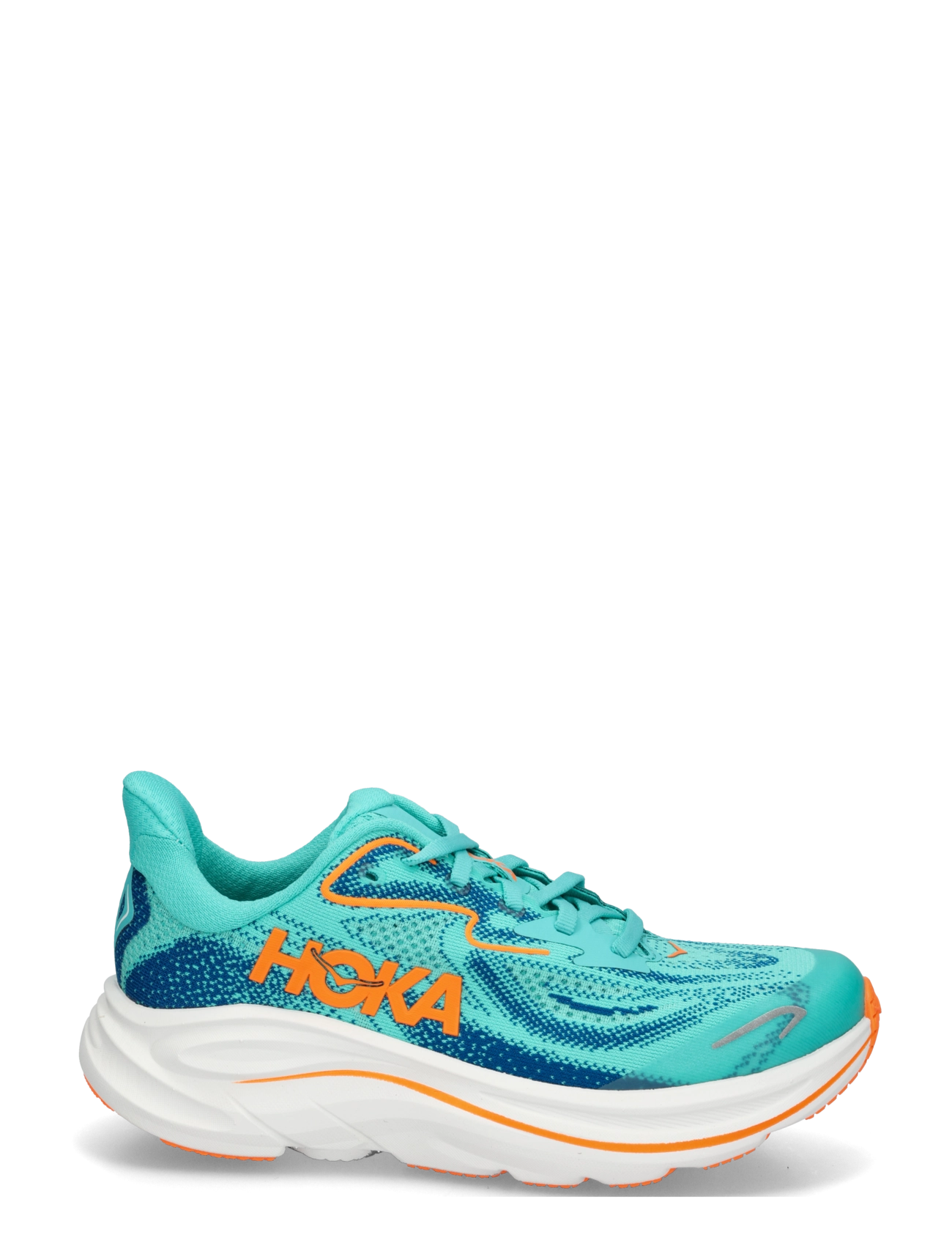 HOKA - Clifton 10 - løbesko - night glow blue / electric aqua - 1