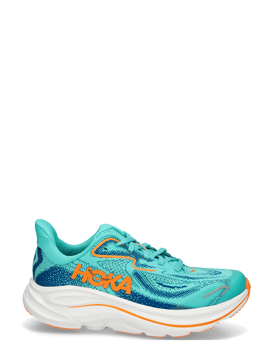 HOKA - Clifton 10 - løbesko - night glow blue / electric aqua - 1