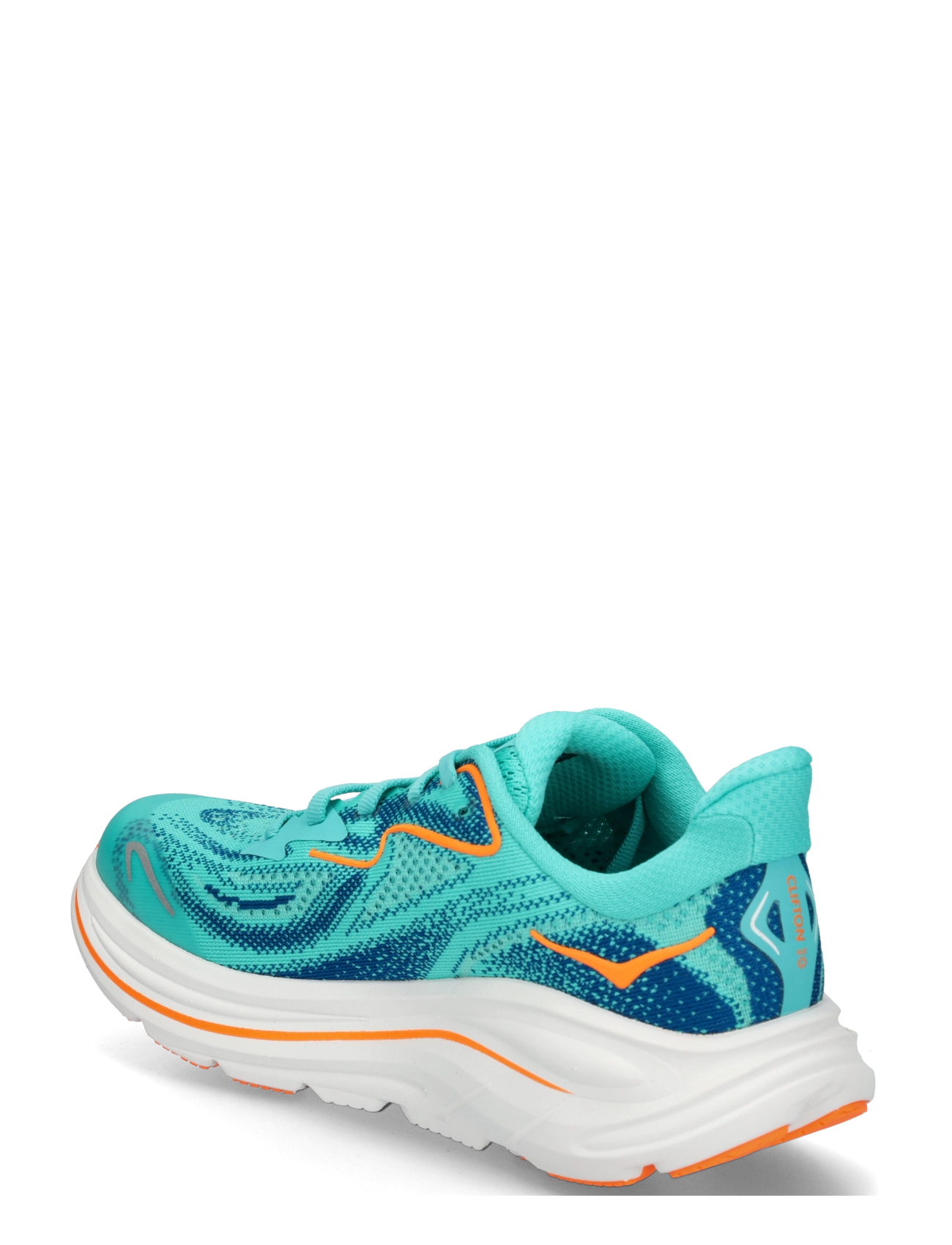 HOKA - Clifton 10 - løbesko - night glow blue / electric aqua - 2