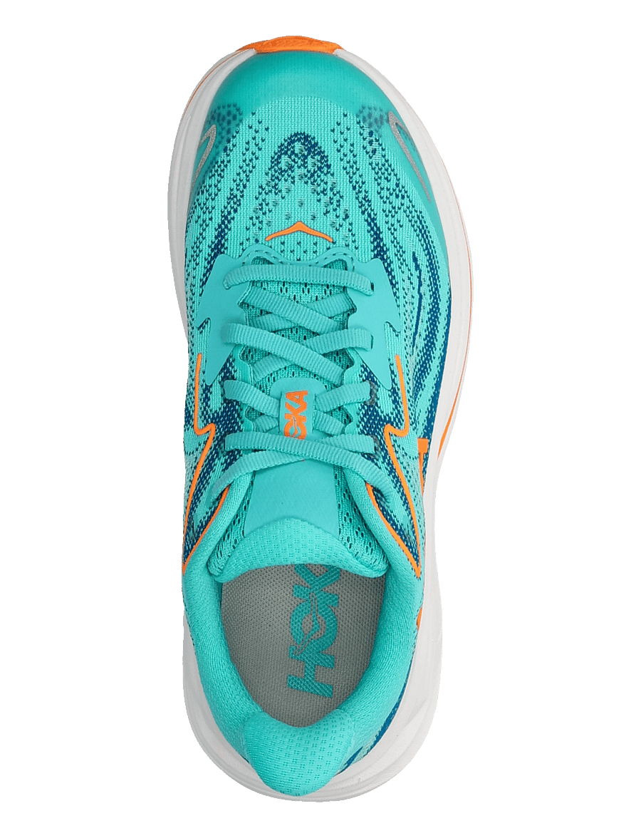 HOKA - Clifton 10 - løbesko - night glow blue / electric aqua - 3