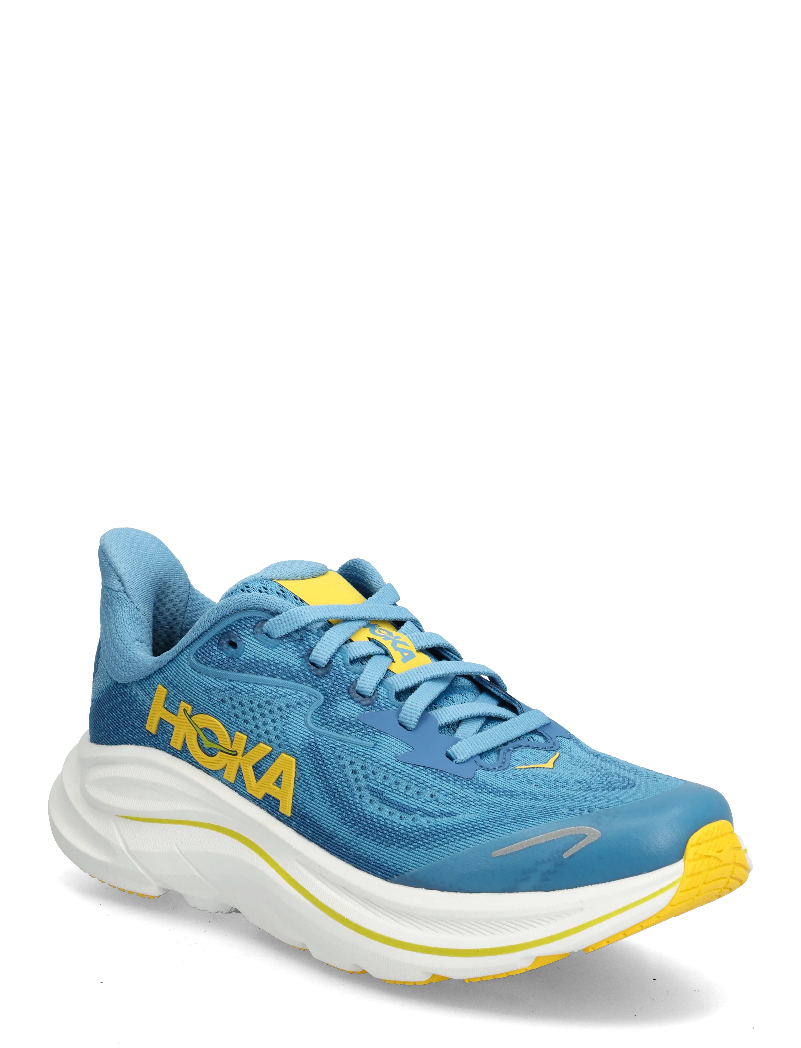 HOKA Y CLIFTON 10 BIG KIDS - Shoes - ALPINE BLUE / FOGGY NIGHT / blue