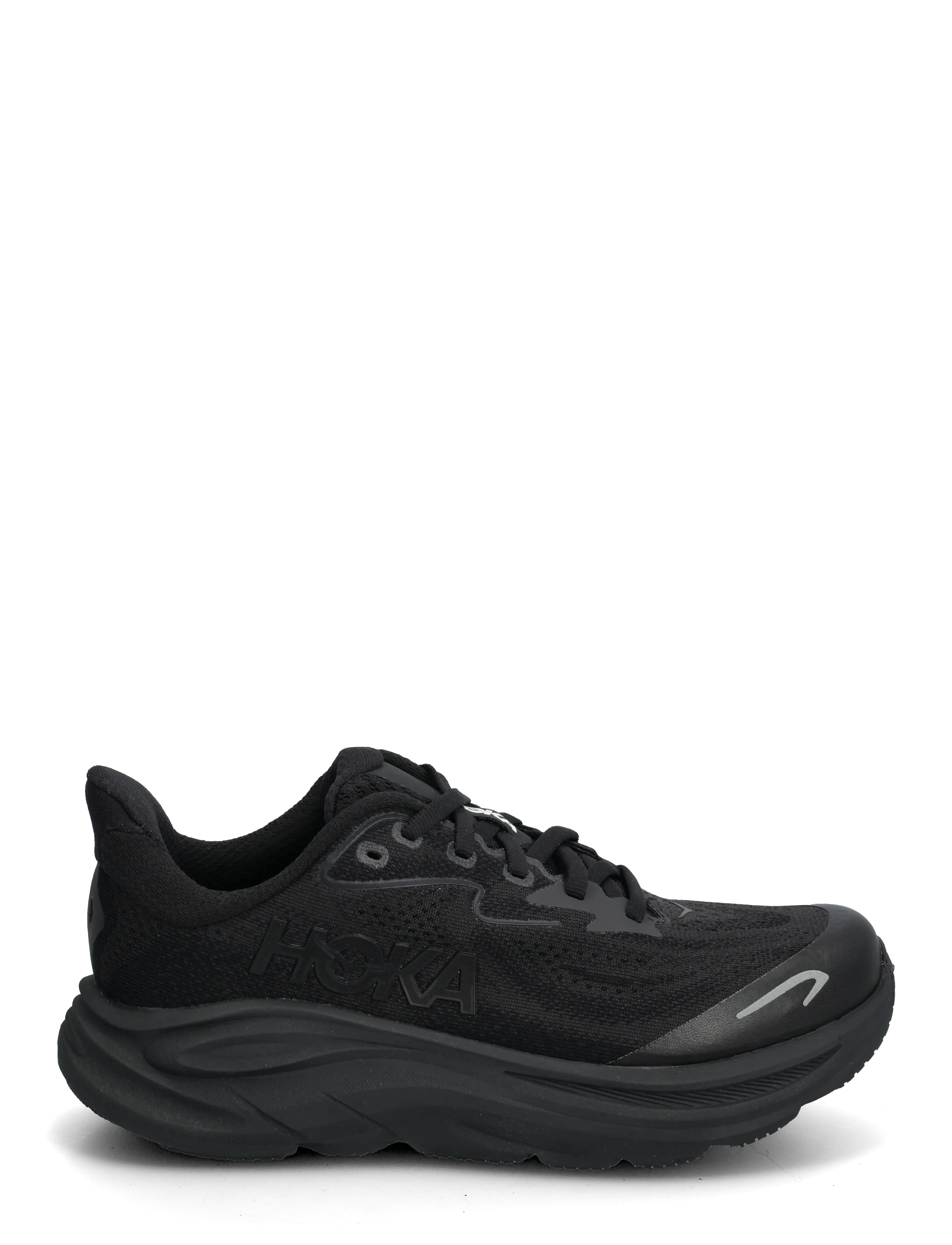 HOKA - Y CLIFTON 10 BIG KIDS - løbesko - black / black - 1