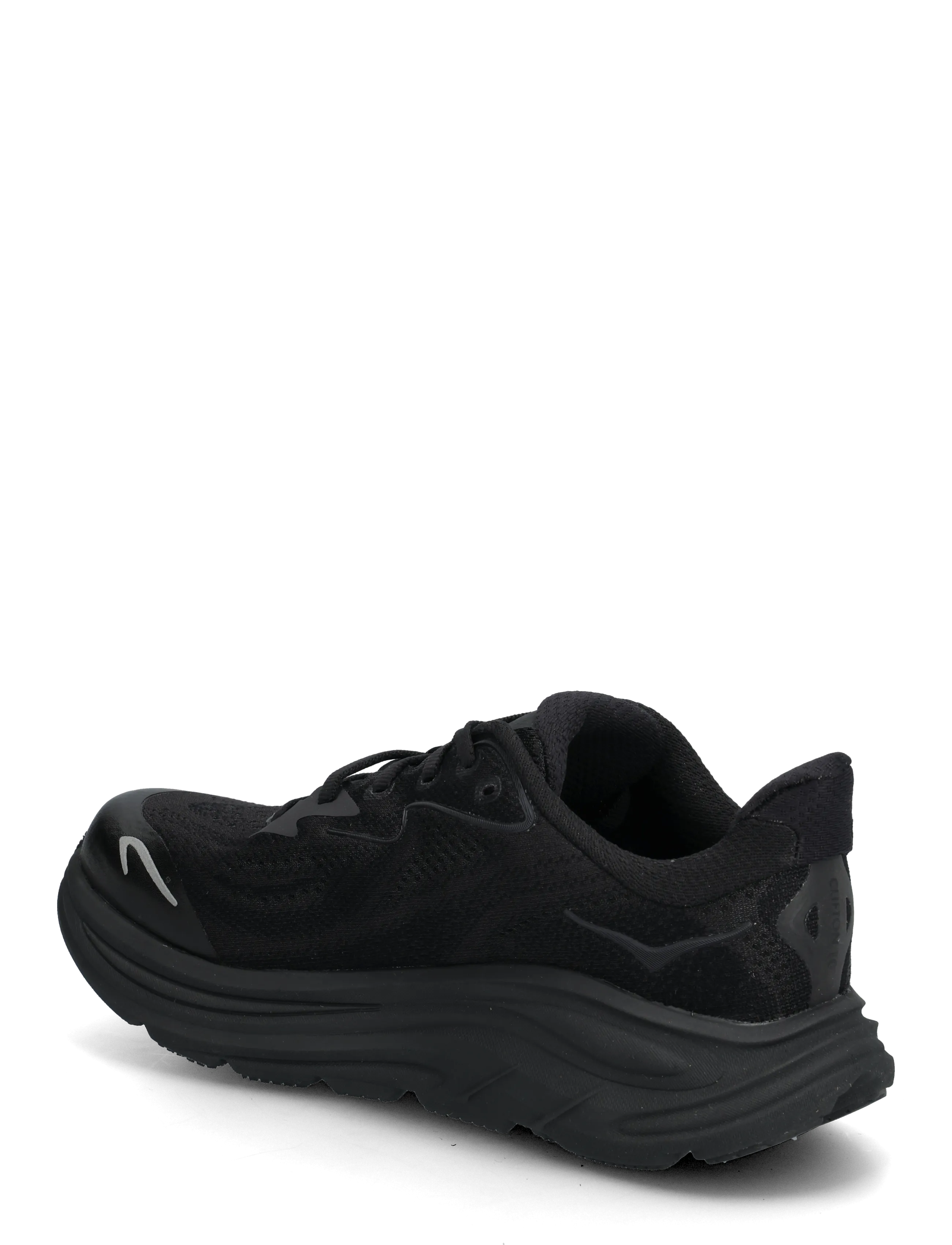 HOKA - Y CLIFTON 10 BIG KIDS - løbesko - black / black - 2