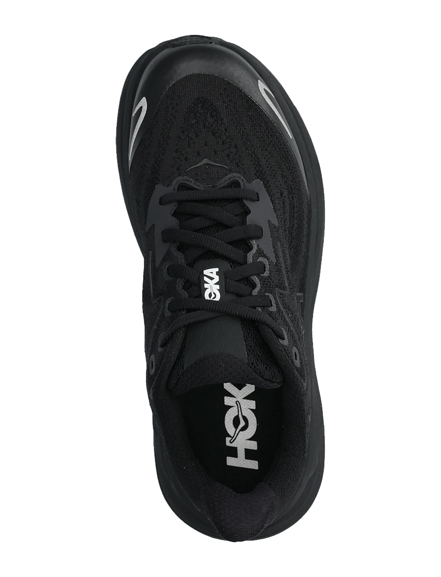 HOKA - Y CLIFTON 10 BIG KIDS - løbesko - black / black - 3
