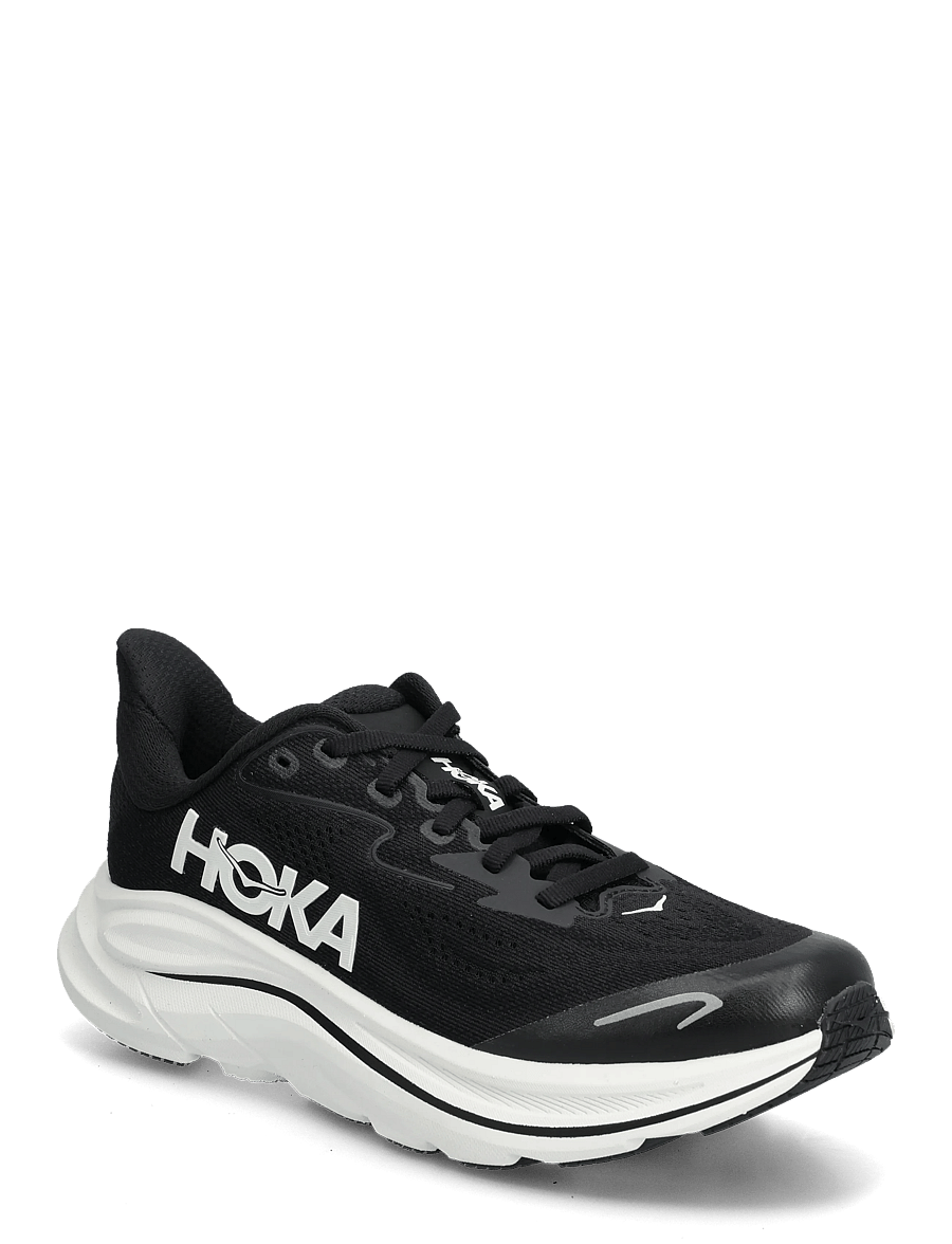 HOKA - Y CLIFTON 10 BIG KIDS - løbesko - black / white - 0