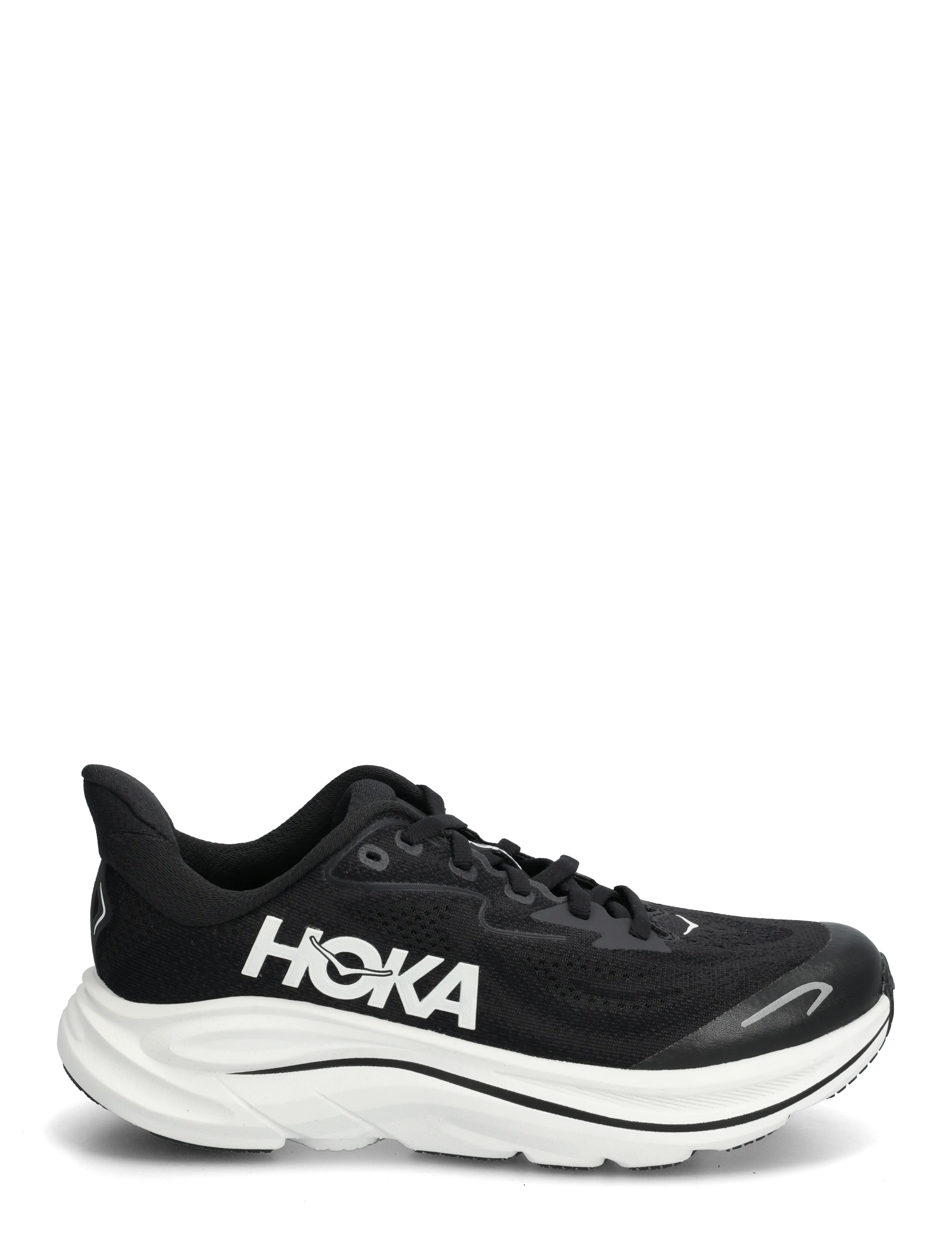 HOKA - Y CLIFTON 10 BIG KIDS - løbesko - black / white - 1