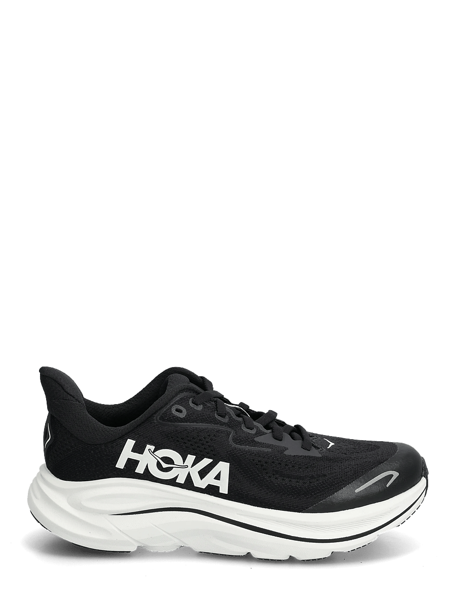 HOKA - Y CLIFTON 10 BIG KIDS - løbesko - black / white - 1