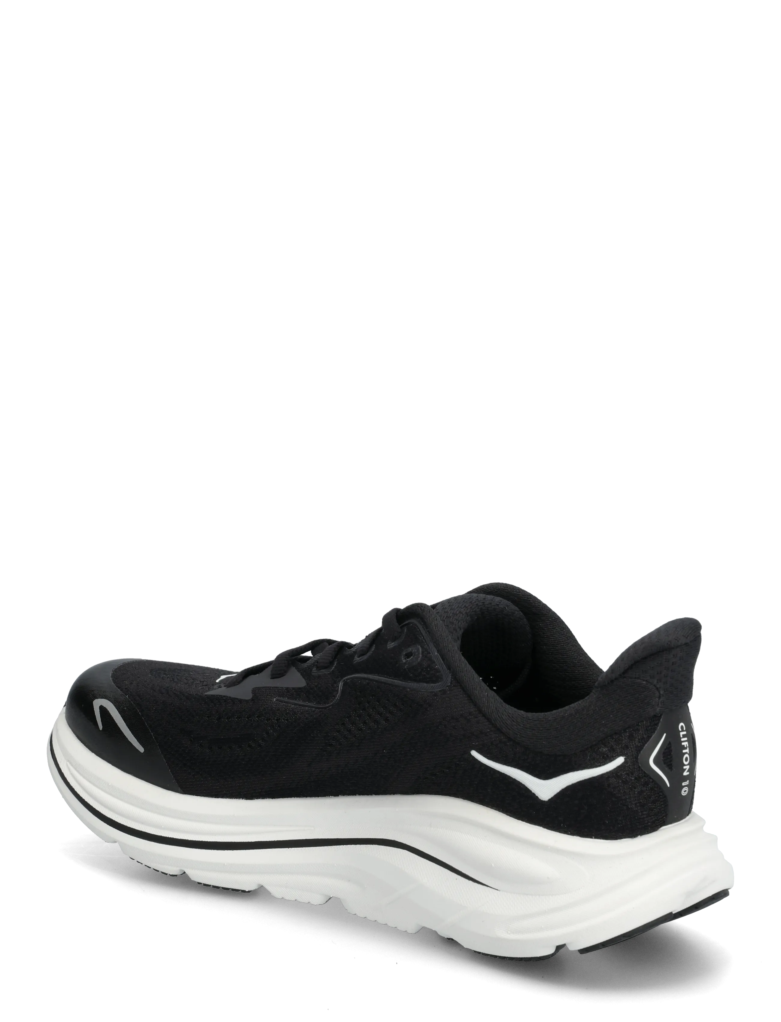 HOKA - Y CLIFTON 10 BIG KIDS - løbesko - black / white - 2