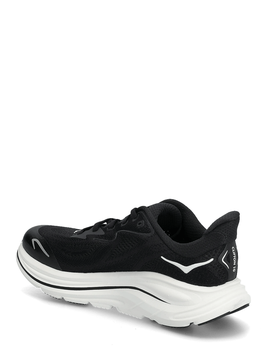 HOKA - Y CLIFTON 10 BIG KIDS - løbesko - black / white - 2