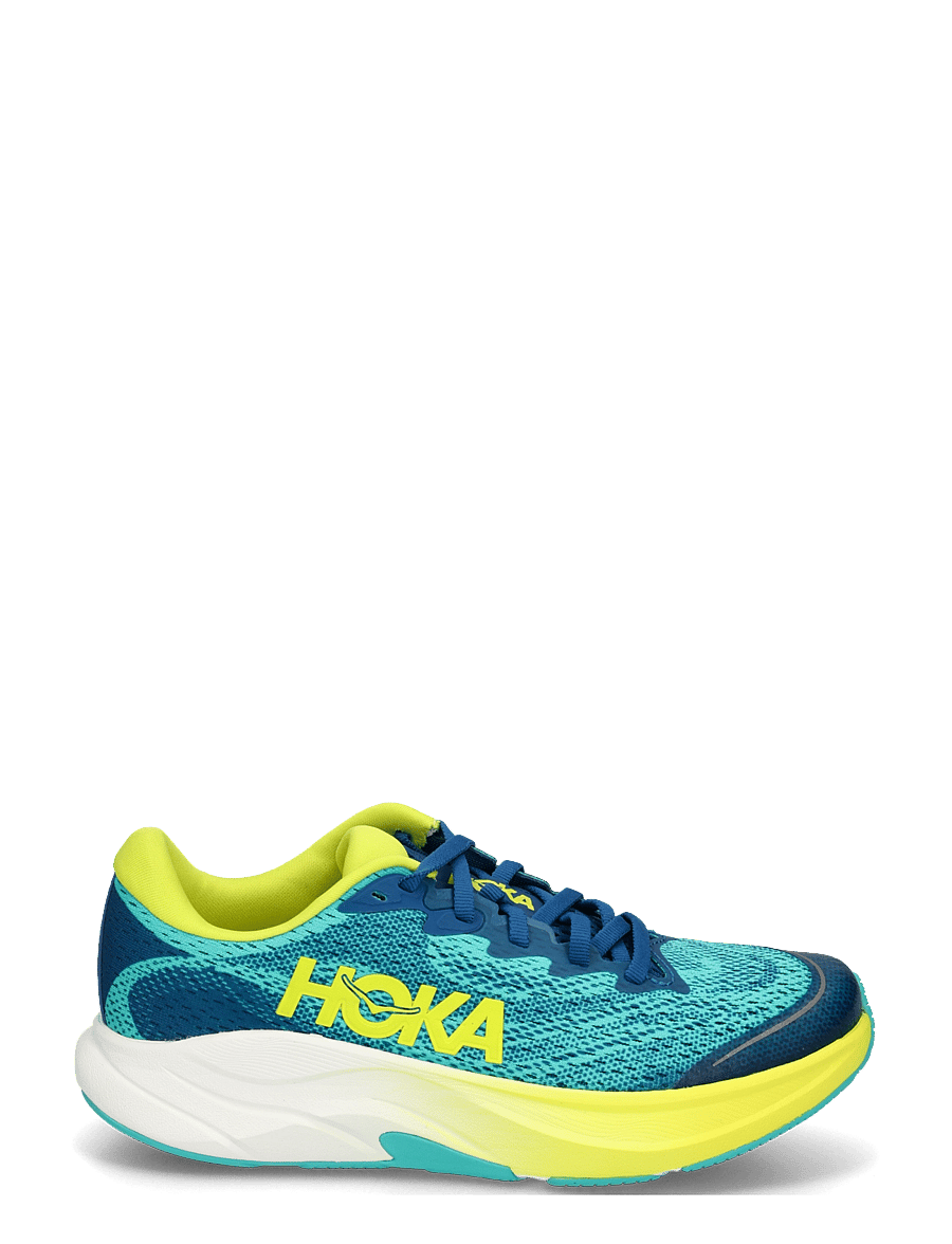 HOKA - Rincon 4 - löparskor - electric aqua / neon hoka citrus - 1