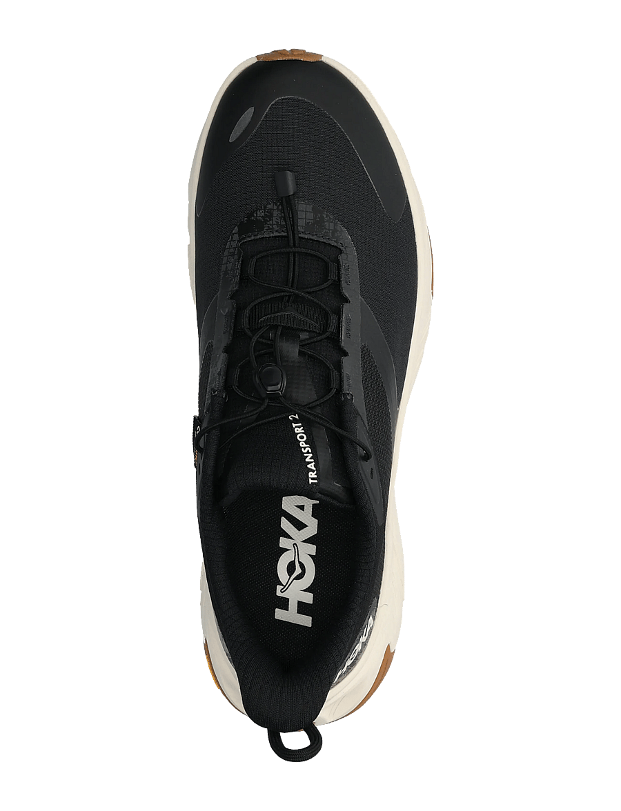 HOKA - Transport 2 - hiking shoes - black / alabaster - 3