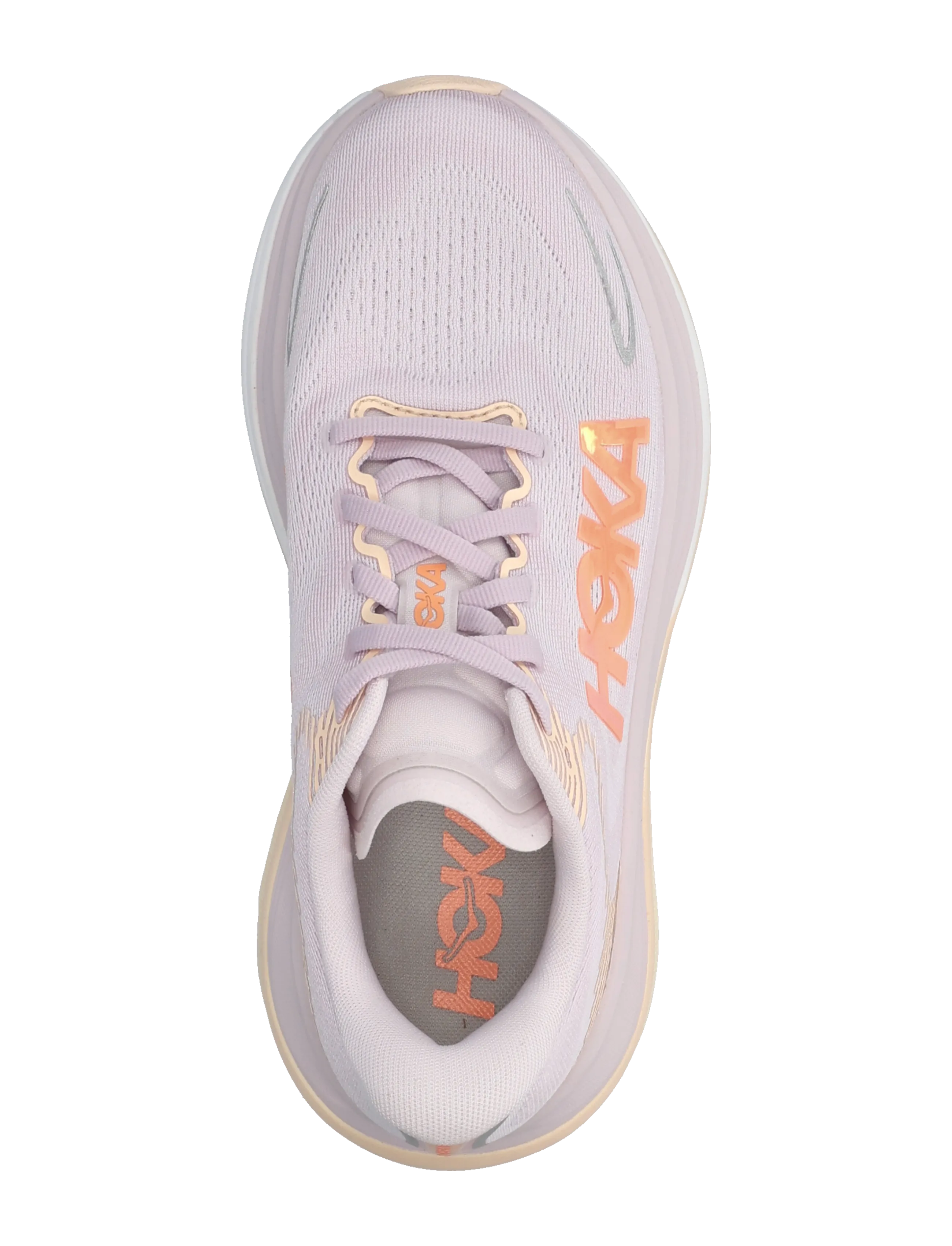 HOKA - Skyward X 2 - laufschuhe - lilac cream / tangerine glow - 3