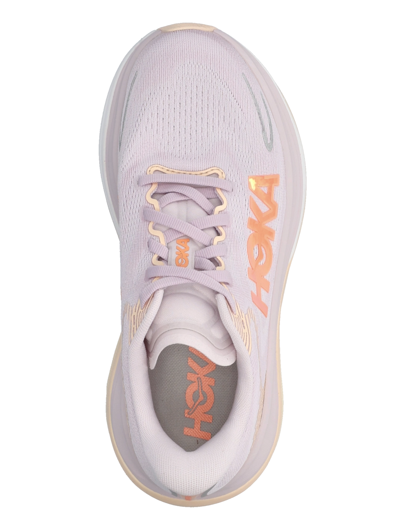 HOKA - Skyward X 2 - löparskor - lilac cream / tangerine glow - 3