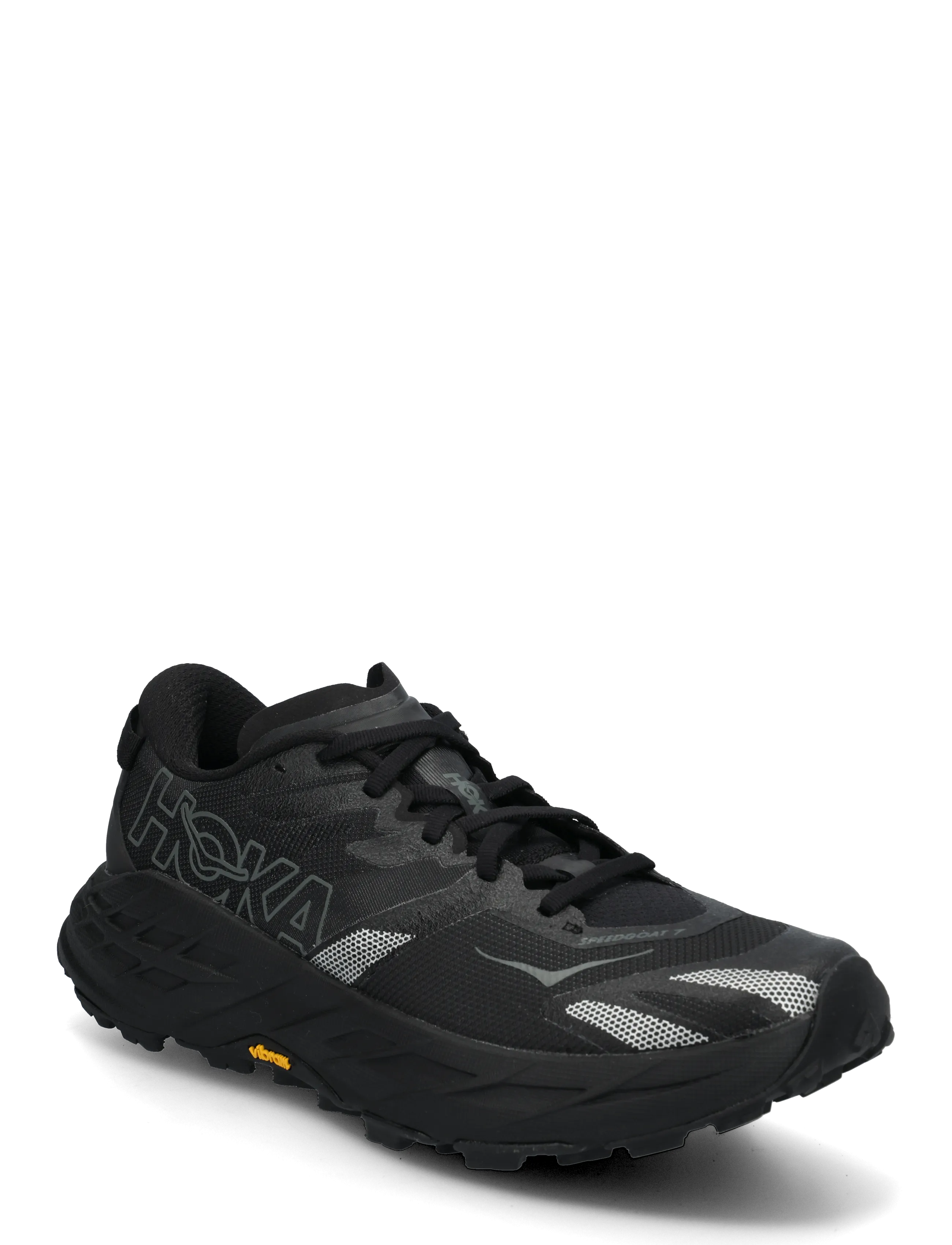 HOKA Speedgoat 7 - Laufschuhe - BLACK / OUTER ORBIT / black