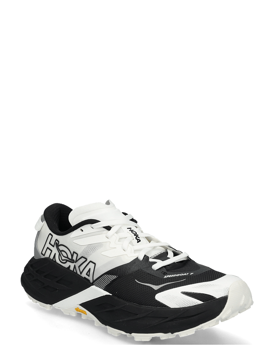 HOKA - Speedgoat 7 - løbesko - black / white - 0