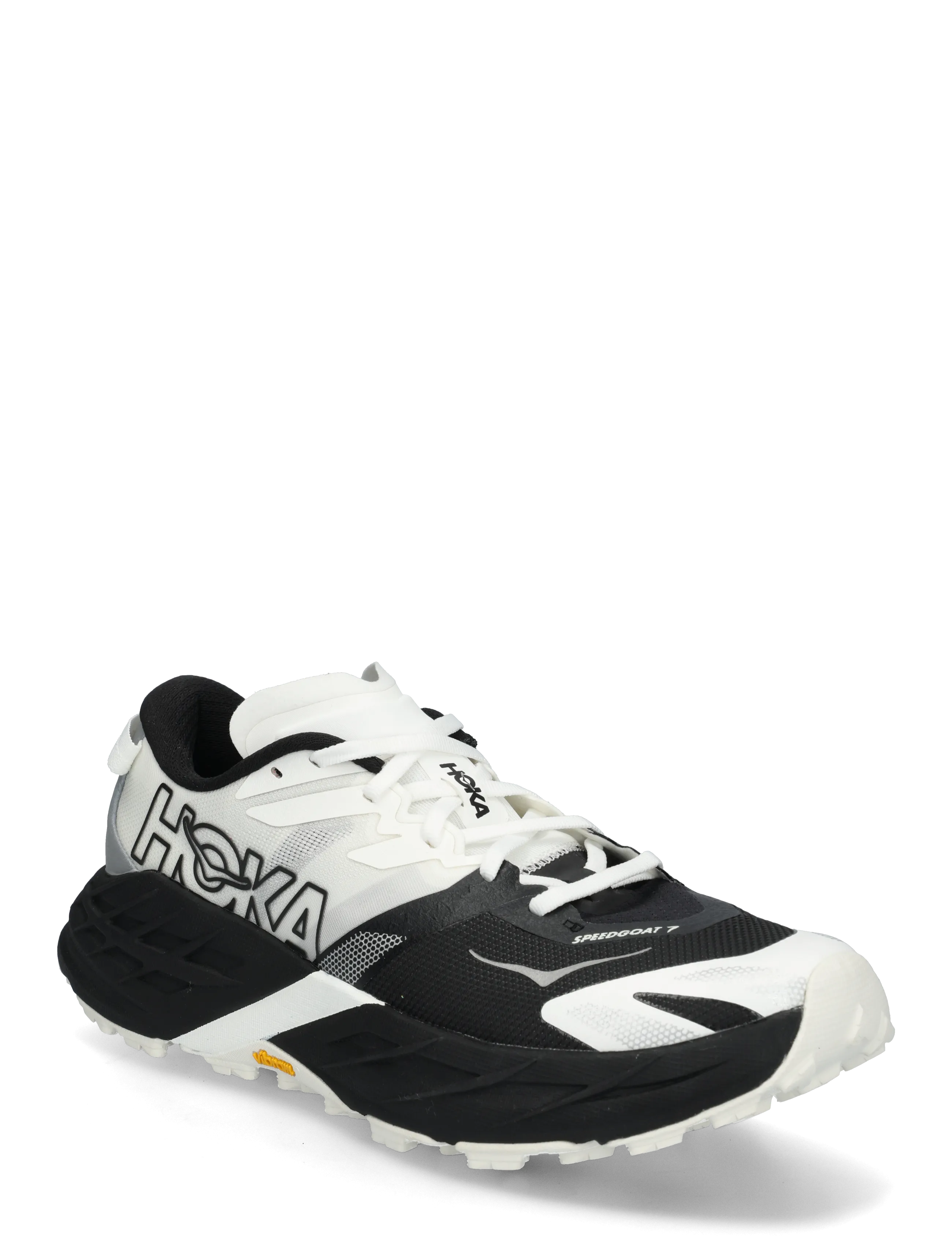 HOKA Speedgoat 7 - Laufschuhe - BLACK / WHITE / black