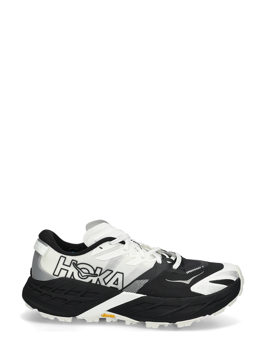 HOKA - Speedgoat 7 - løbesko - black / white - 1