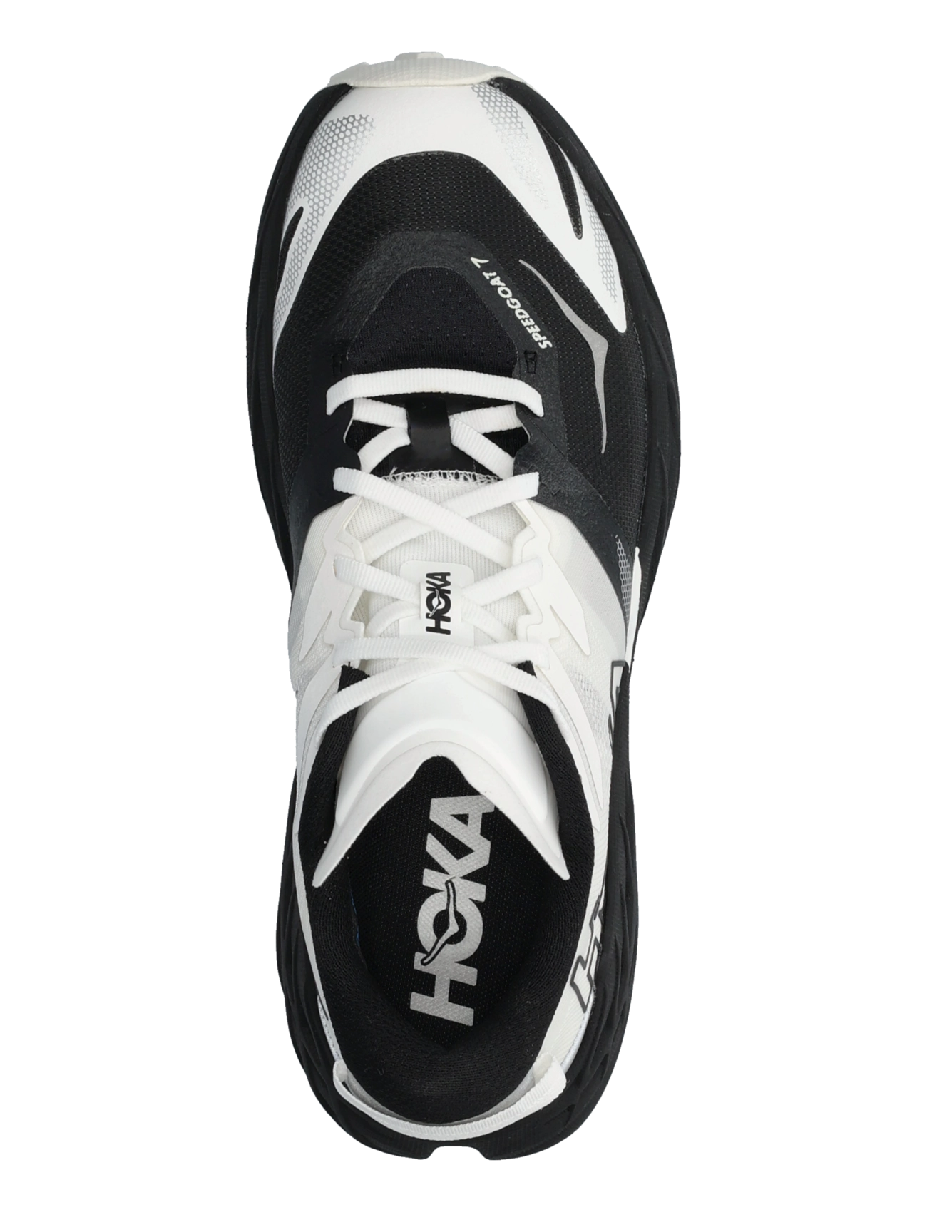 HOKA - Speedgoat 7 - løbesko - black / white - 3