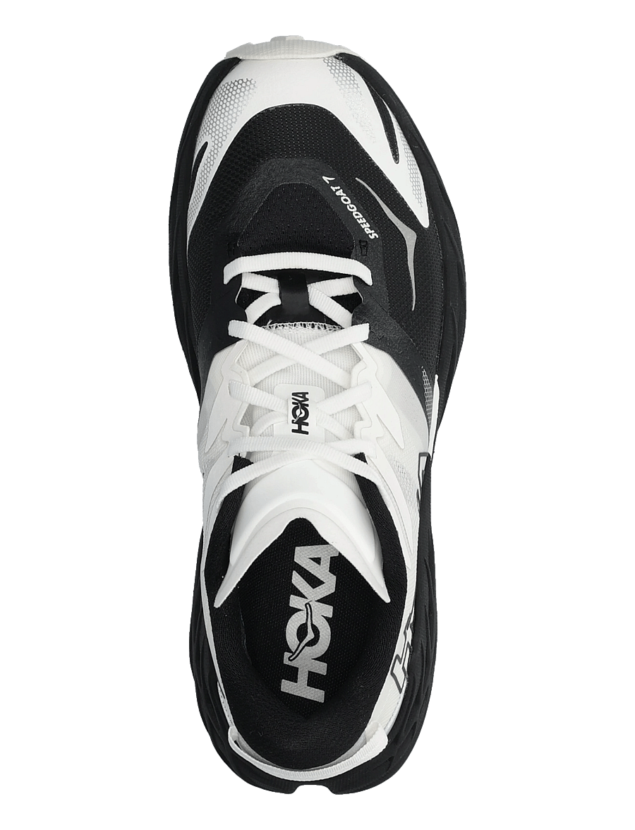 HOKA - Speedgoat 7 - løbesko - black / white - 3