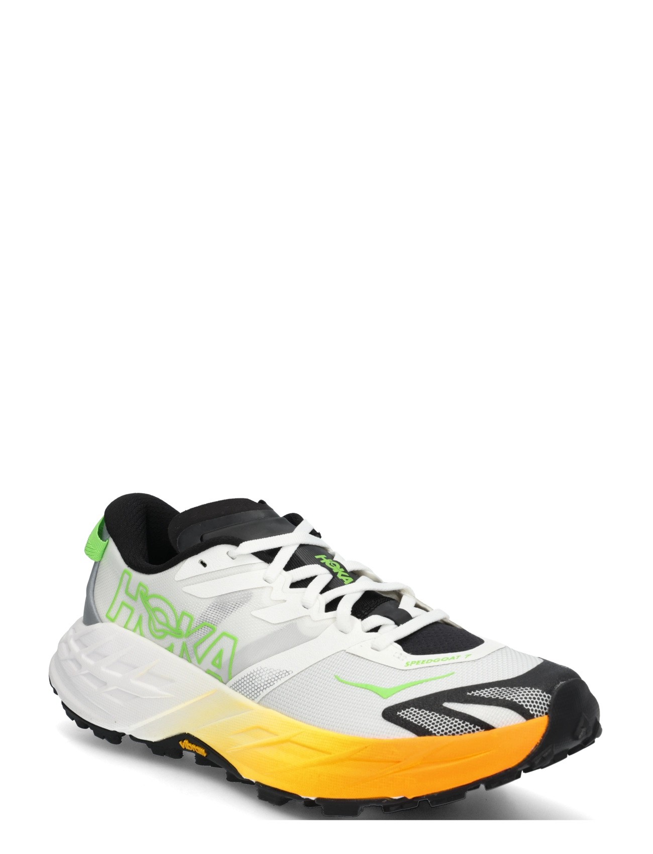 HOKA Speedgoat 7, 46 2/3, Sport Schuhe, Weiß - Running Männer