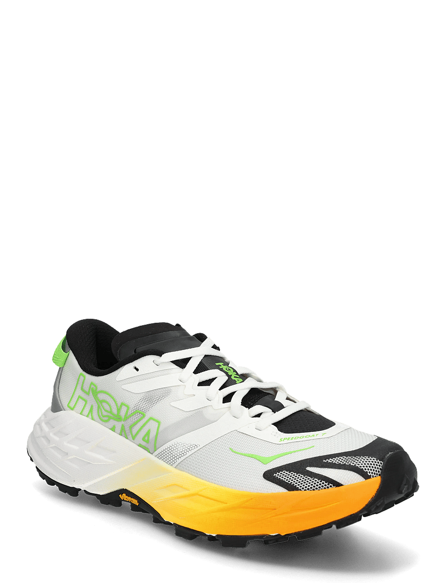 HOKA - Speedgoat 7 - running shoes - frost / neon tangerine - 0