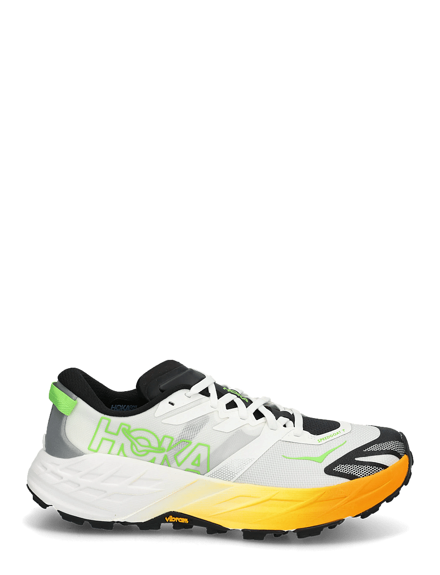 HOKA - Speedgoat 7 - running shoes - frost / neon tangerine - 1