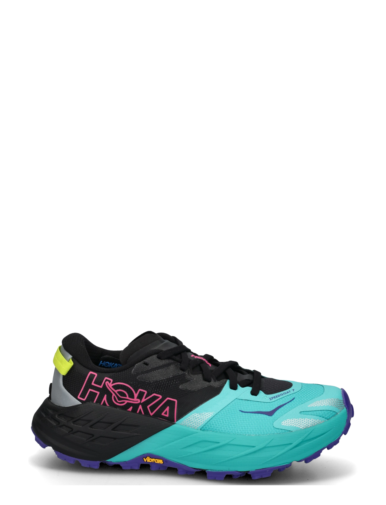 HOKA - Speedgoat 7 - löparskor - black / electric aqua - 1