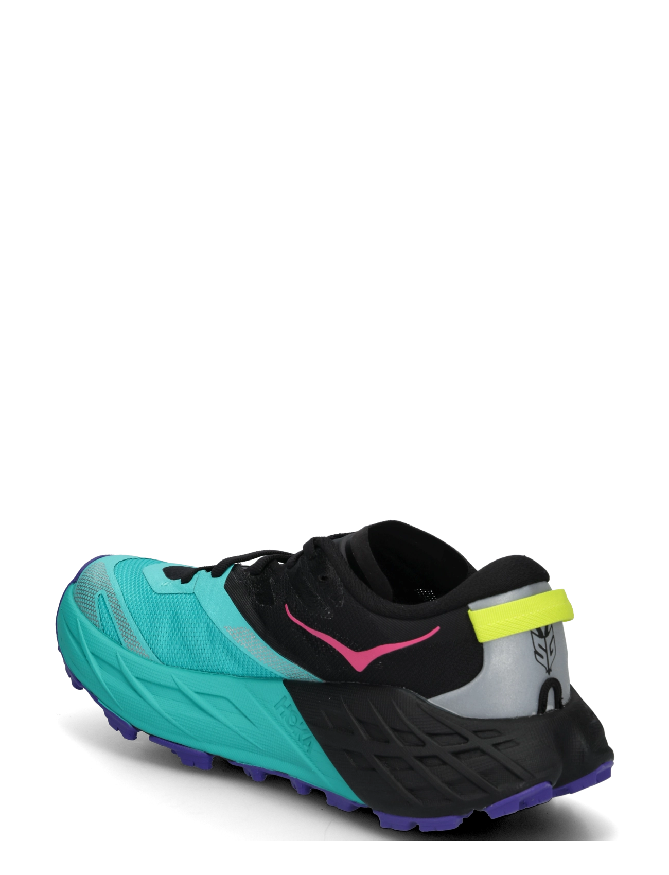 HOKA - Speedgoat 7 - löparskor - black / electric aqua - 2