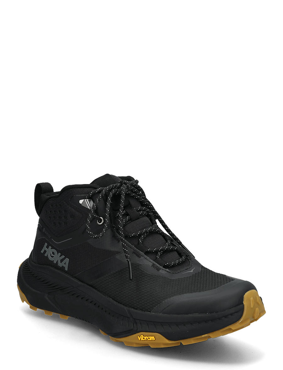 HOKA - Transport Hike GTX - hiking shoes - black / black - 0