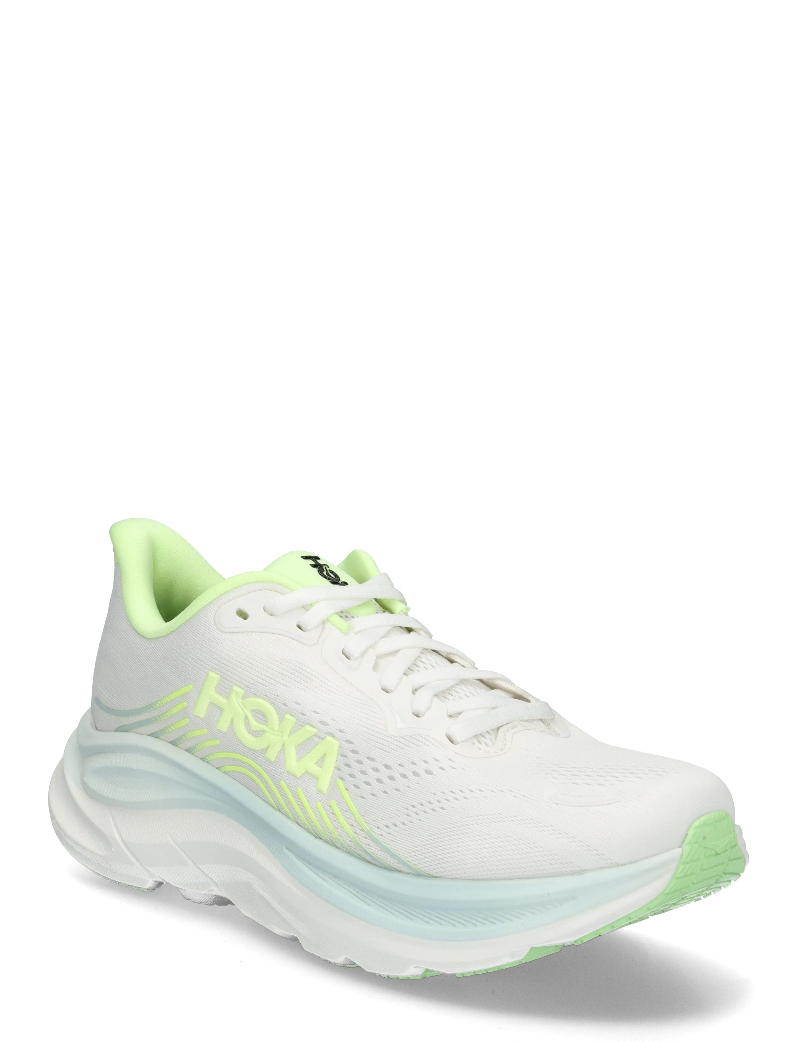 HOKA W Clifton 11 (Wide) - Vaata kõiki - FROST / NEON YUZU / white