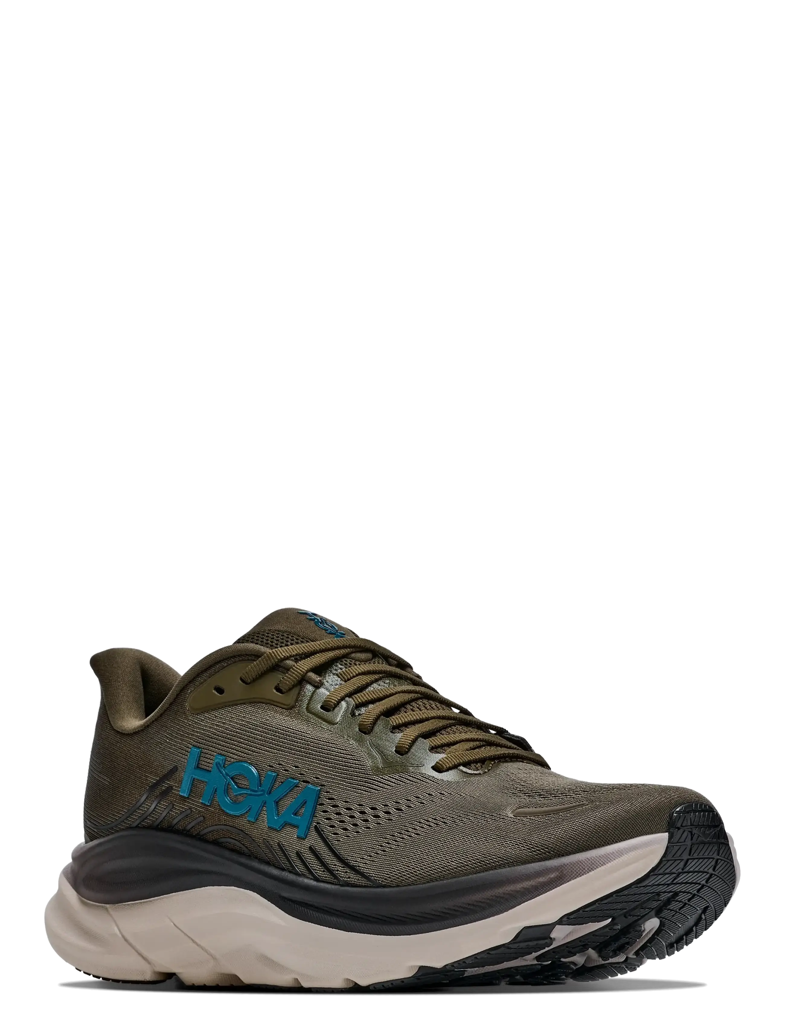 HOKA M CLIFTON 11 - Laufschuhe - ANTIQUE OLIVE / RIVER ROCK GRE / khaki/green