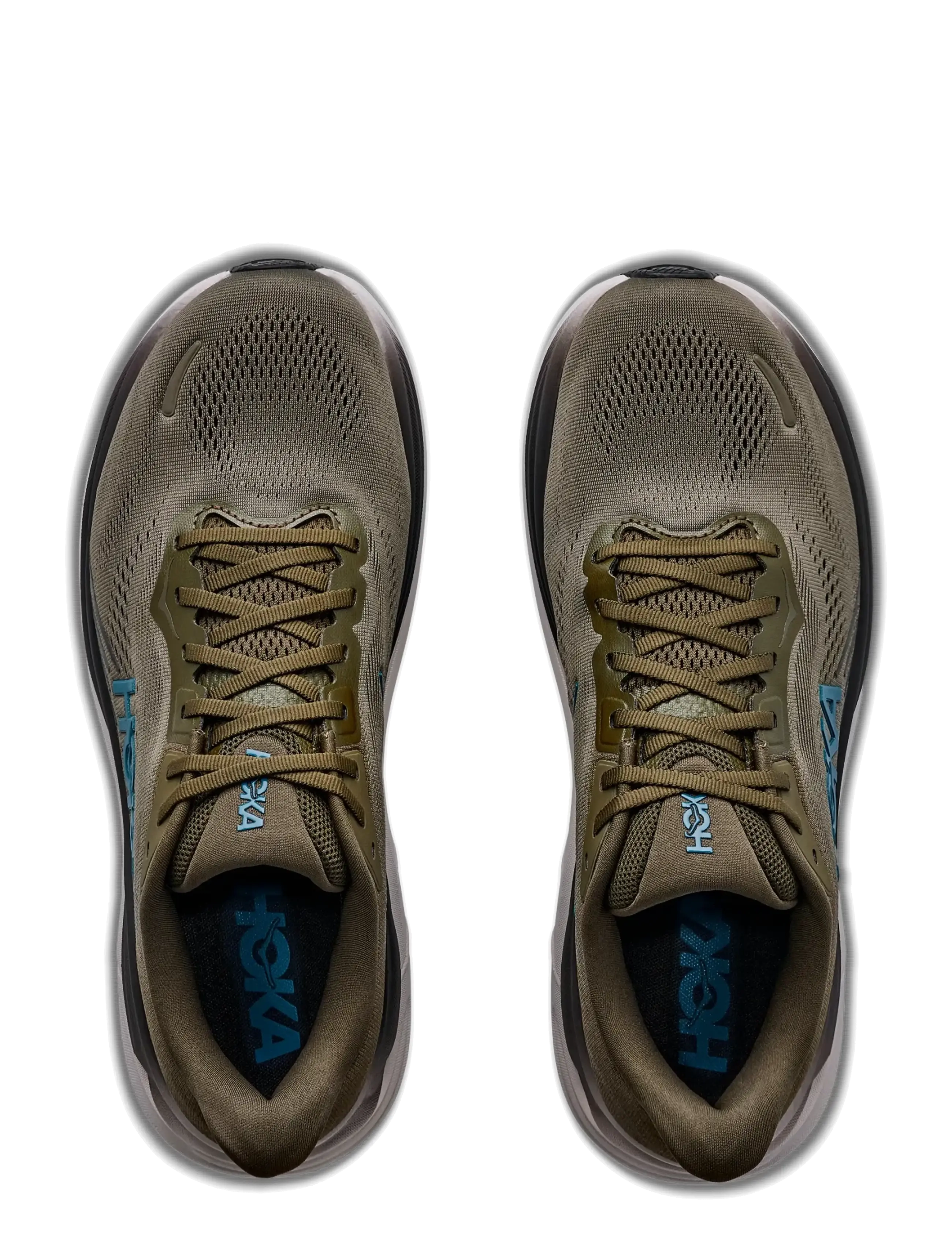 HOKA - M CLIFTON 11 - laufschuhe - antique olive / river rock gre - 2