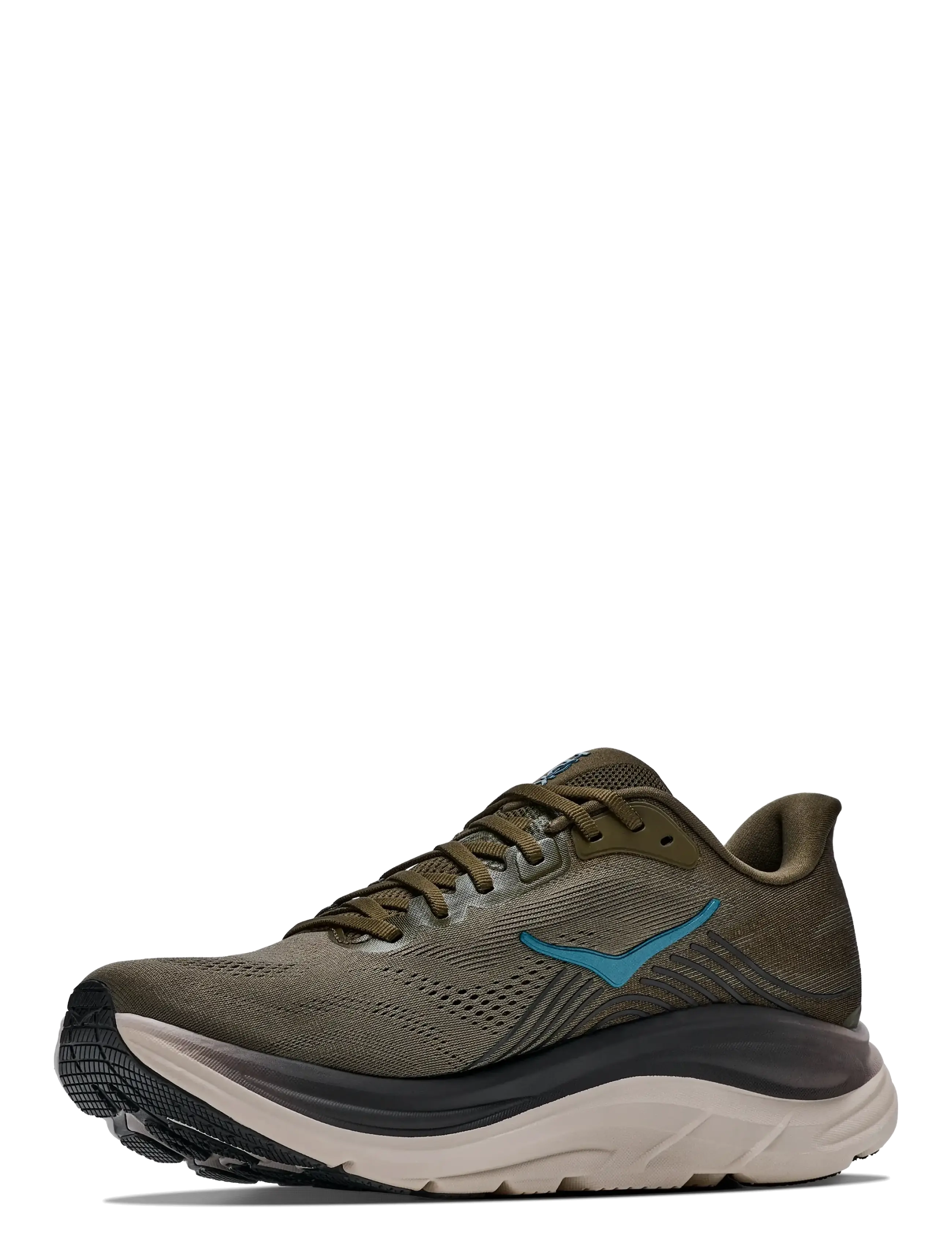 HOKA - M CLIFTON 11 - laufschuhe - antique olive / river rock gre - 3