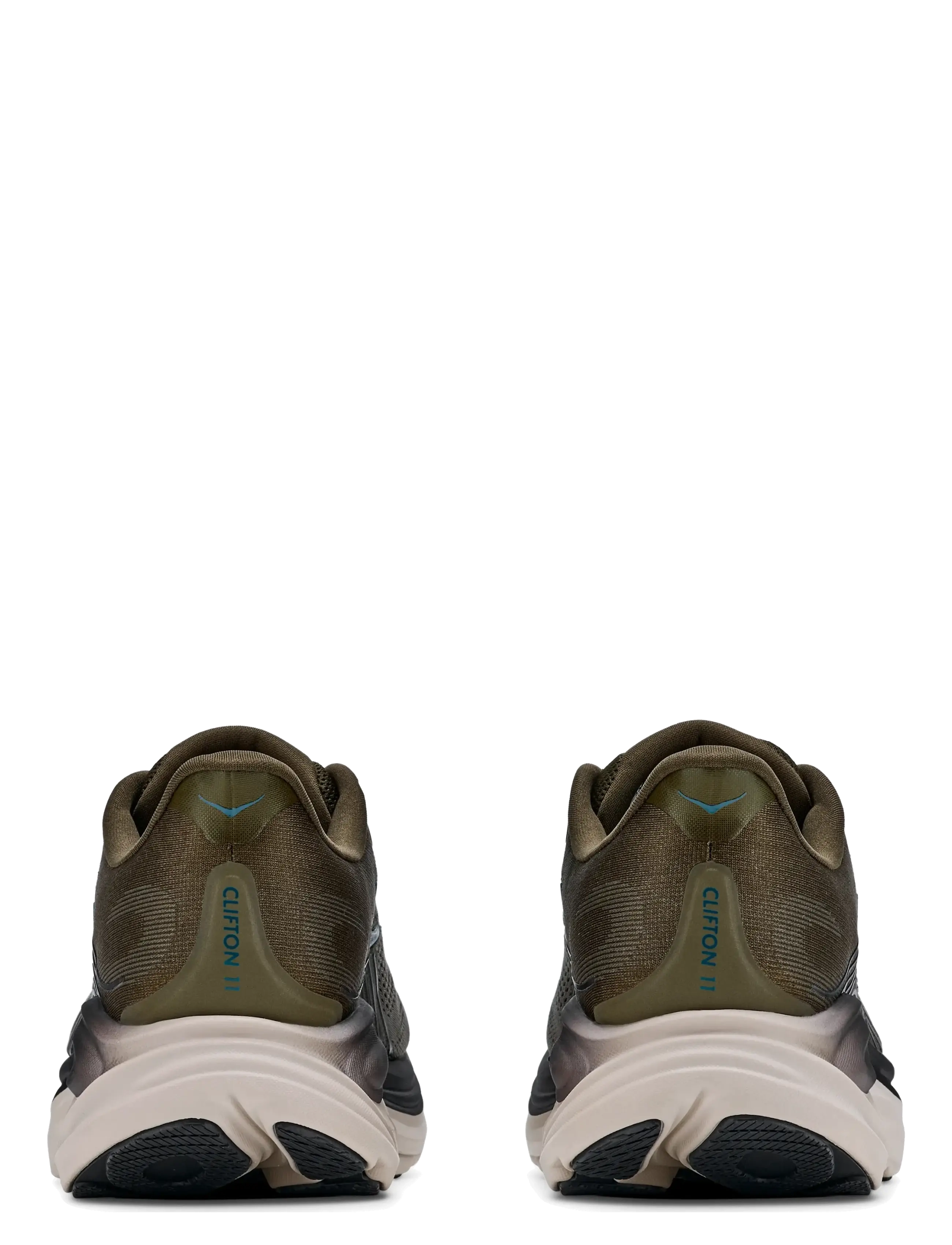 HOKA - M CLIFTON 11 - laufschuhe - antique olive / river rock gre - 5