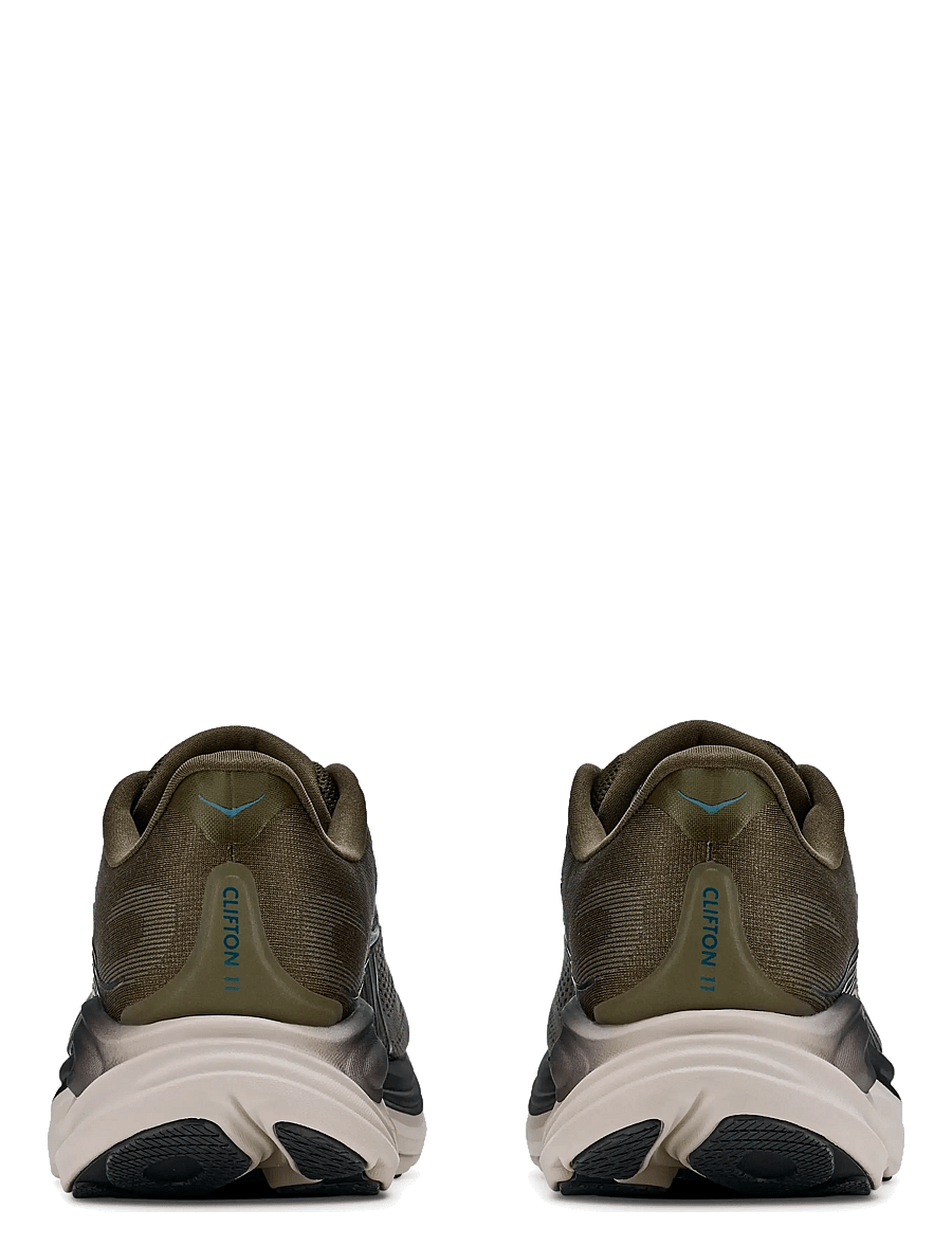 HOKA - M CLIFTON 11 - laufschuhe - antique olive / river rock gre - 5