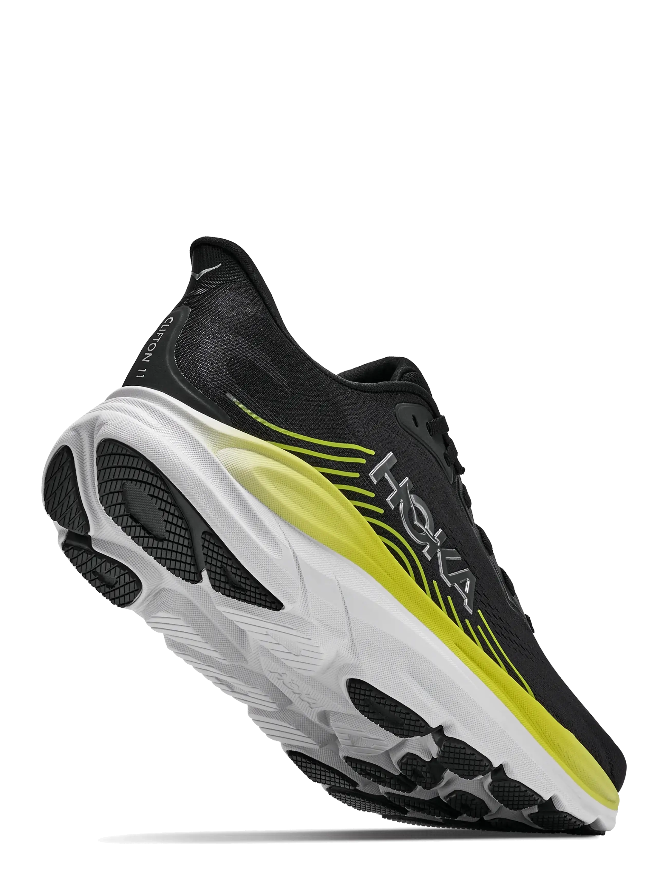 HOKA - M CLIFTON 11 - laufschuhe - black / cosmic grey - 4