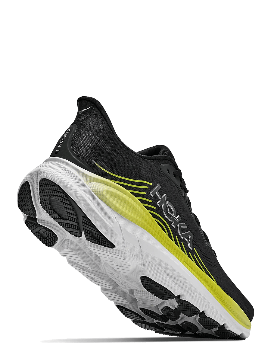 HOKA - M CLIFTON 11 - laufschuhe - black / cosmic grey - 4