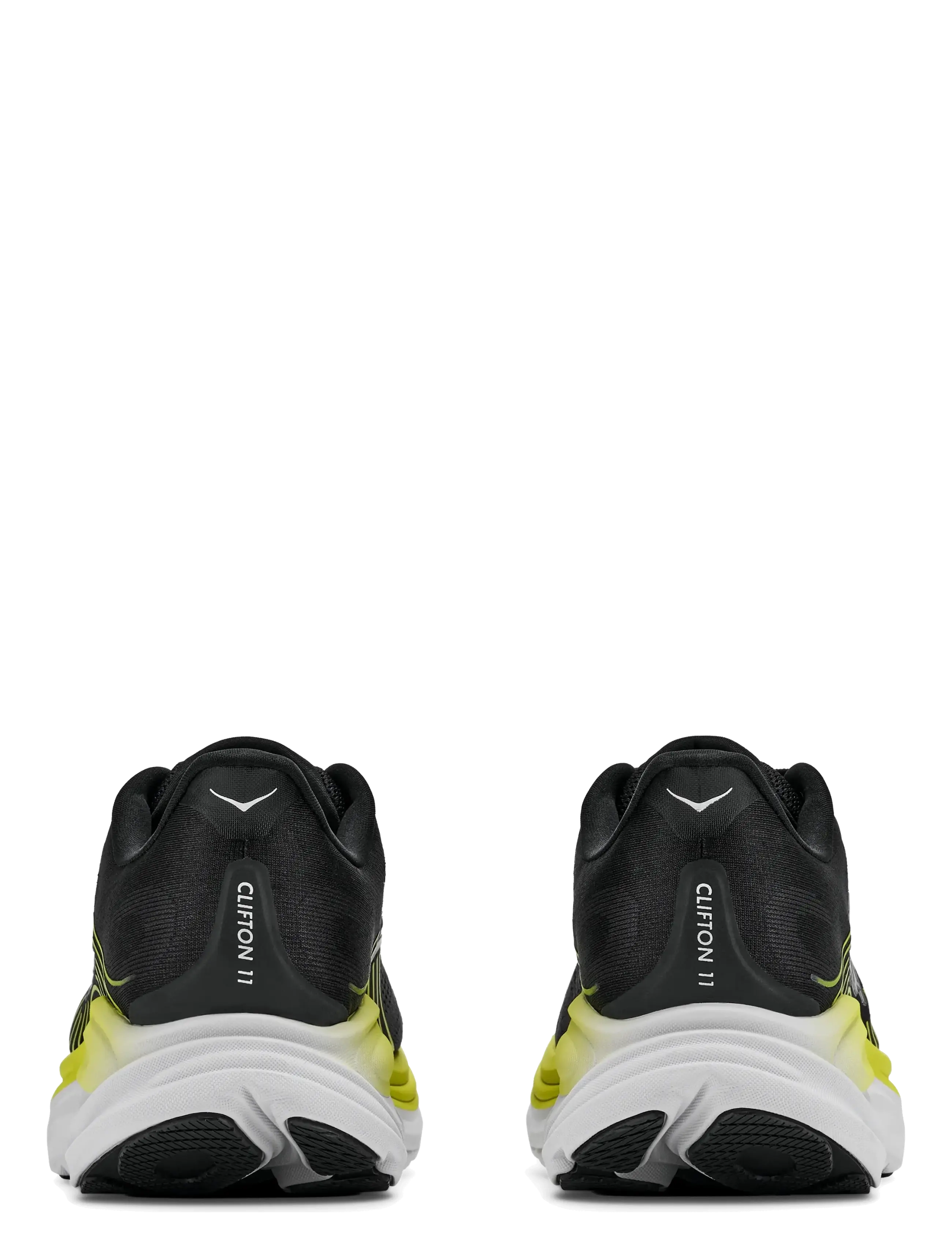 HOKA - M CLIFTON 11 - laufschuhe - black / cosmic grey - 5