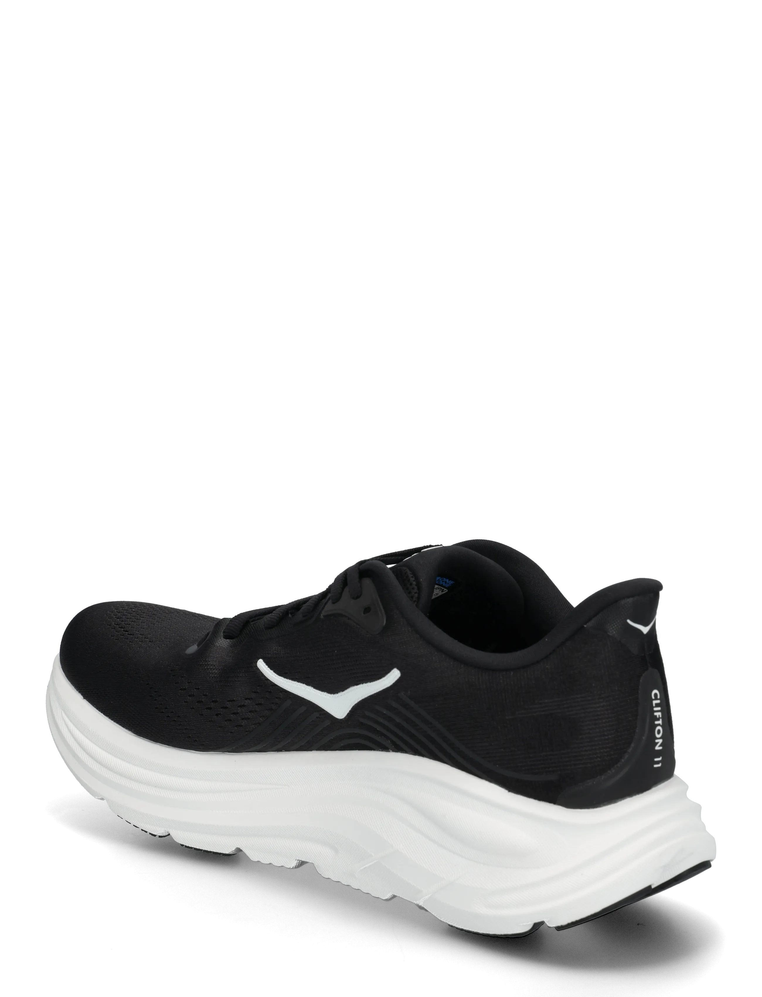HOKA - M CLIFTON 11 - laufschuhe - black / white - 2